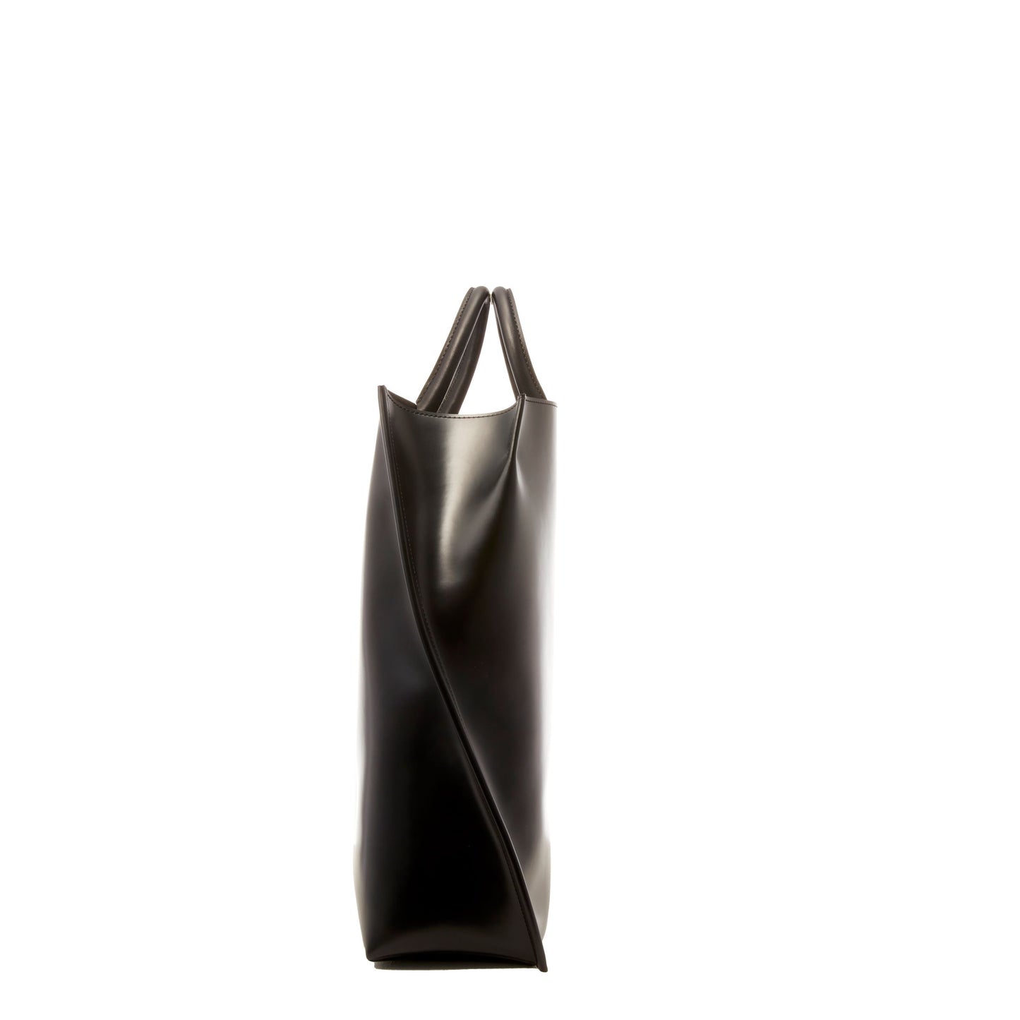 【COURTNEY ORLA / コートニーオーラ】SLOPE tote L PVC/Pig L./Cow L. - Black/Black
