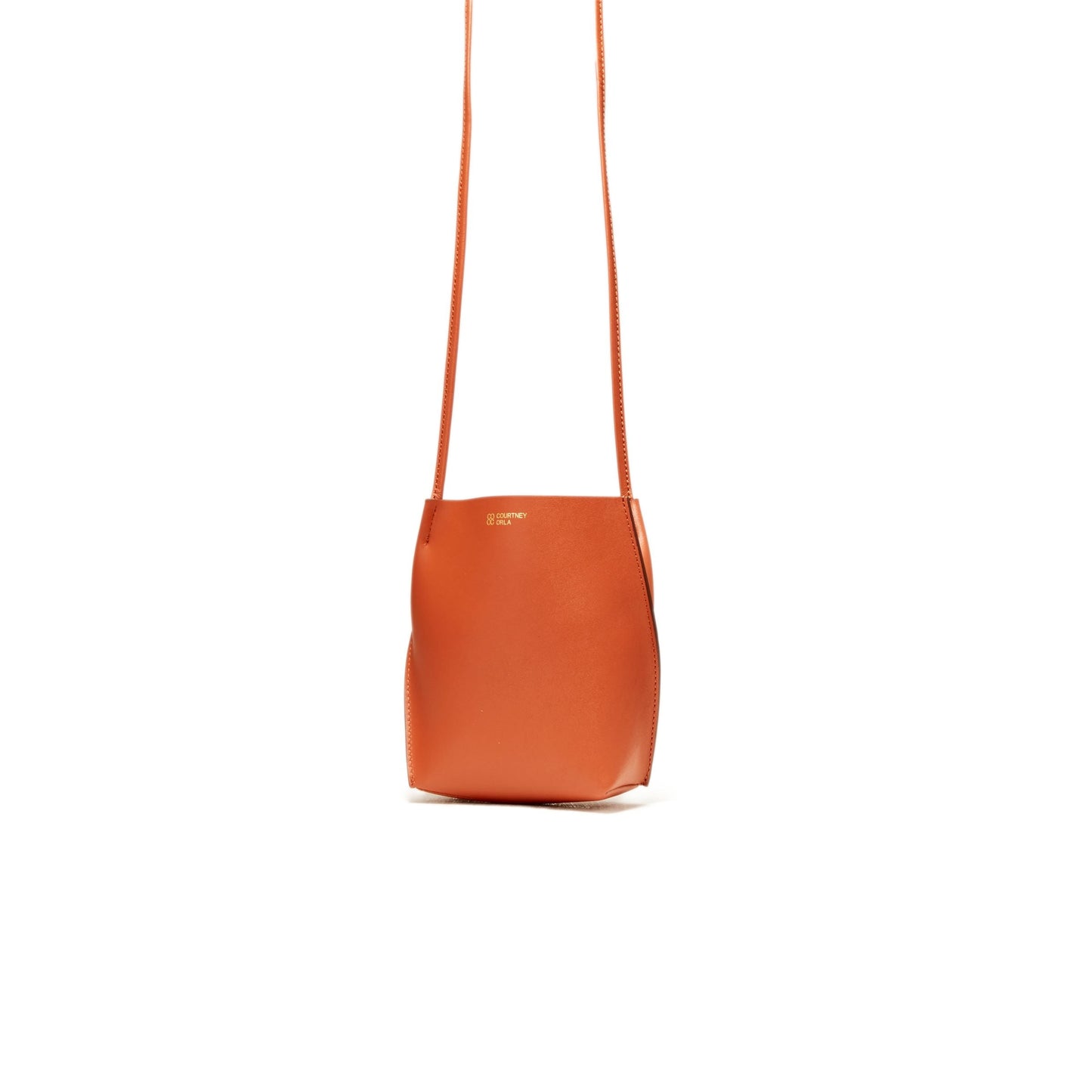 【COURTNEY ORLA / コートニーオーラ】SLOPE tote mini Smooth L. - Brown