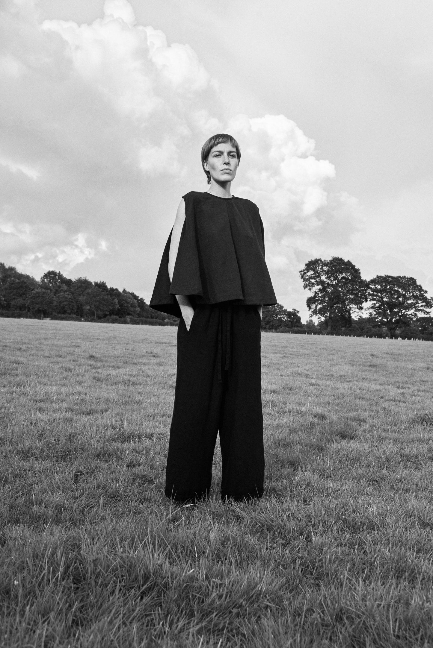【Whiteread / ホワイトリード】Trousers 03 - Ebony Linen