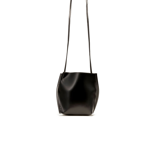 【COURTNEY ORLA / コートニーオーラ】SLOPE tote mini PVC/Pig L./Cow L. - Black/Black