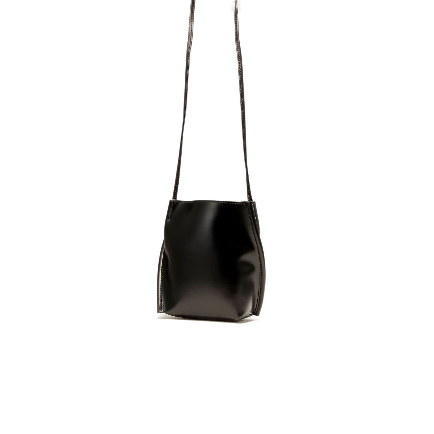 SLOPE TOTE mini PVC/PIG.L/COW.L - BLACK/BLACK