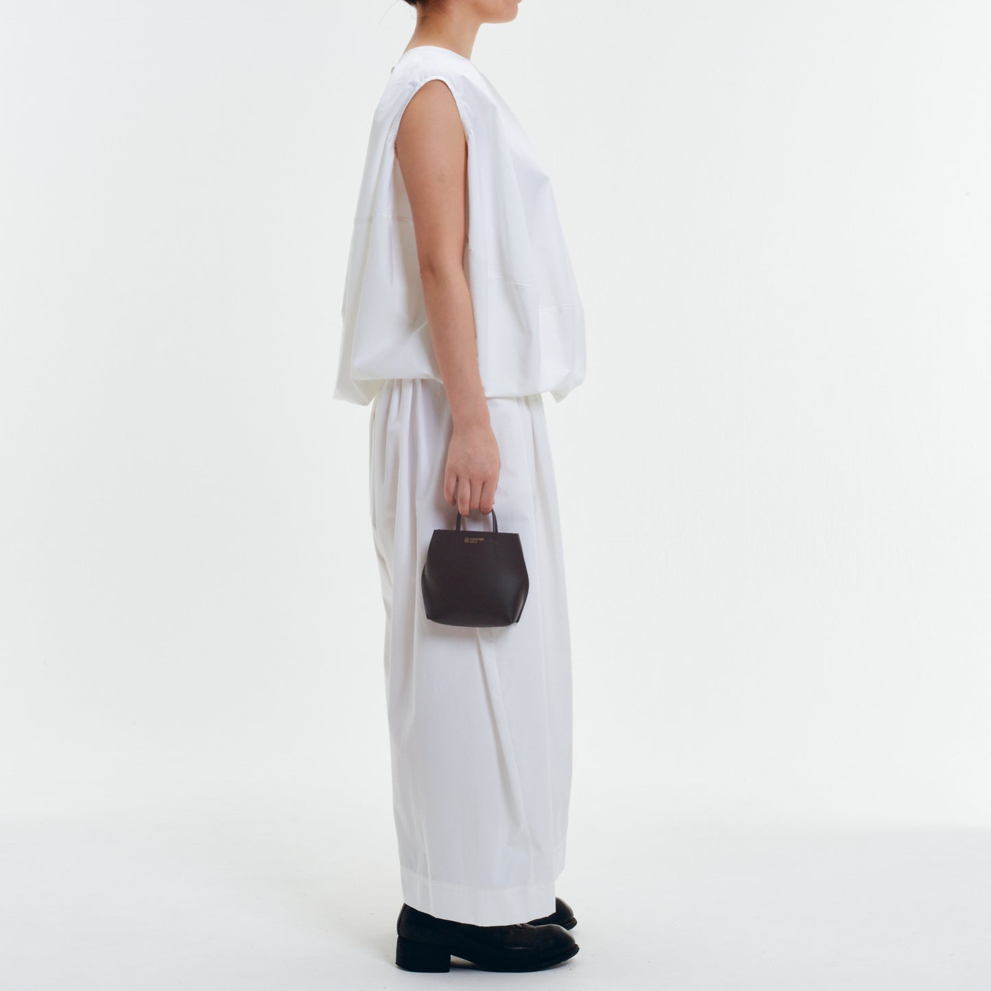 【COURTNEY ORLA / コートニーオーラ】SLOPE tote super mini Smooth L. - Black