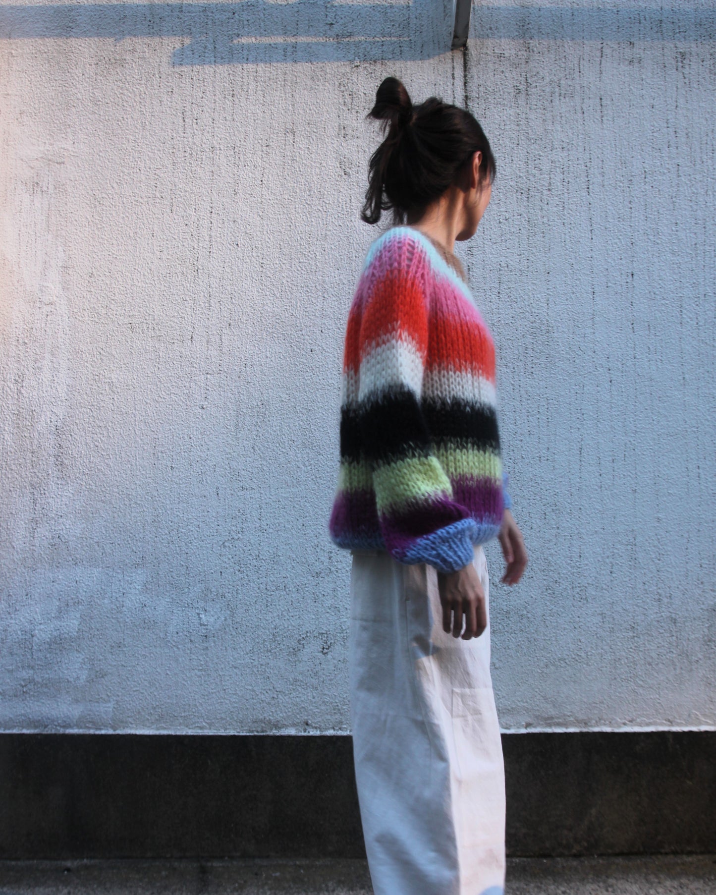 GRADIENT FADE PULLOVER - COOL PASTELS