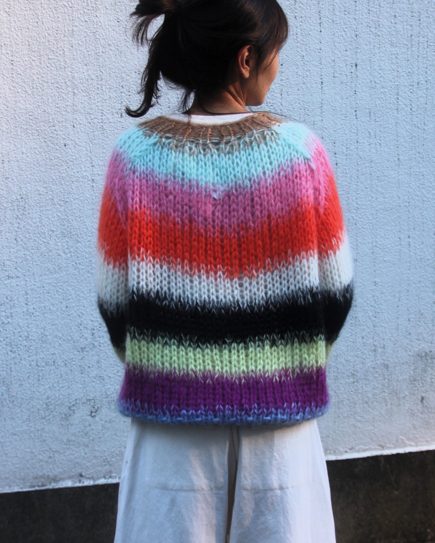 GRADIENT FADE PULLOVER - COOL PASTELS