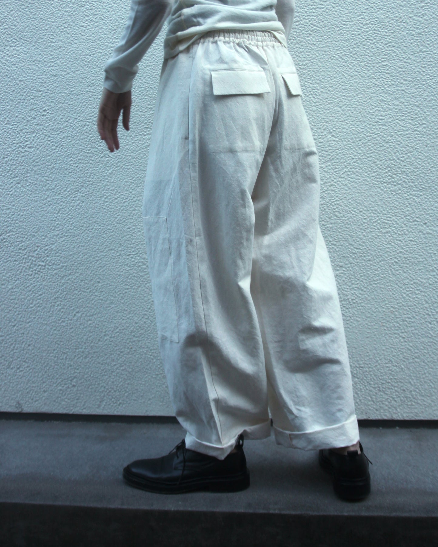 【WRIGHT+DOYLE / ライトアンドドイル】Gatherers Trousers - Biscuit