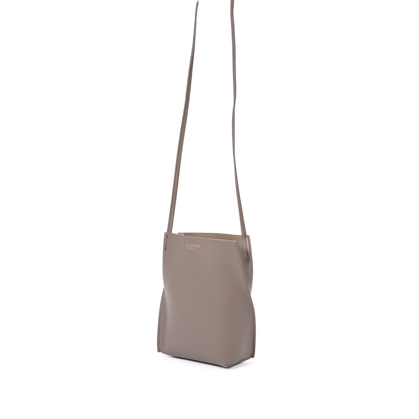 【COURTNEY ORLA / コートニーオーラ】SLOPE tote mini Smooth L. - Taupe