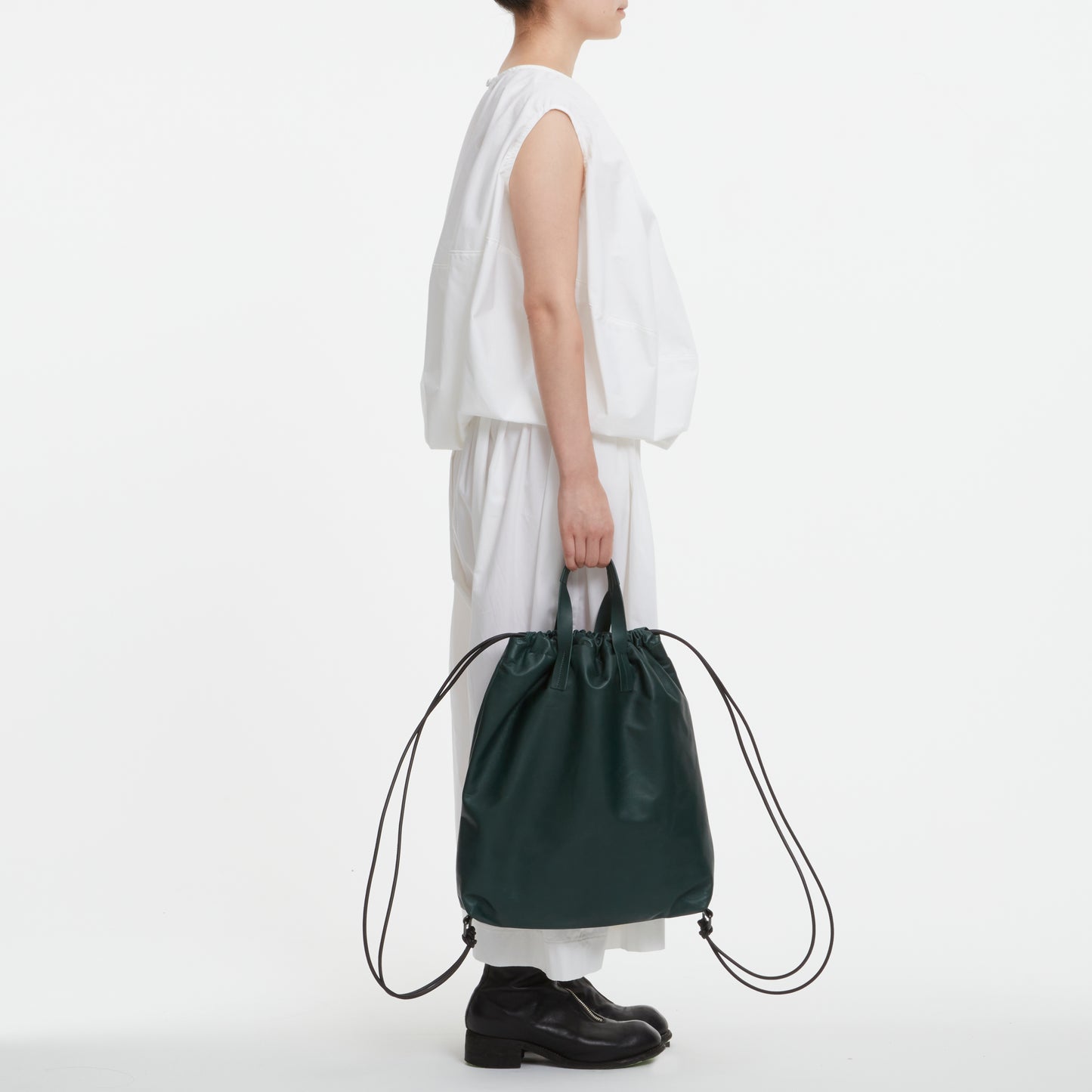 【COURTNEY ORLA / コートニーオーラ】NAP double handles - Dark Green