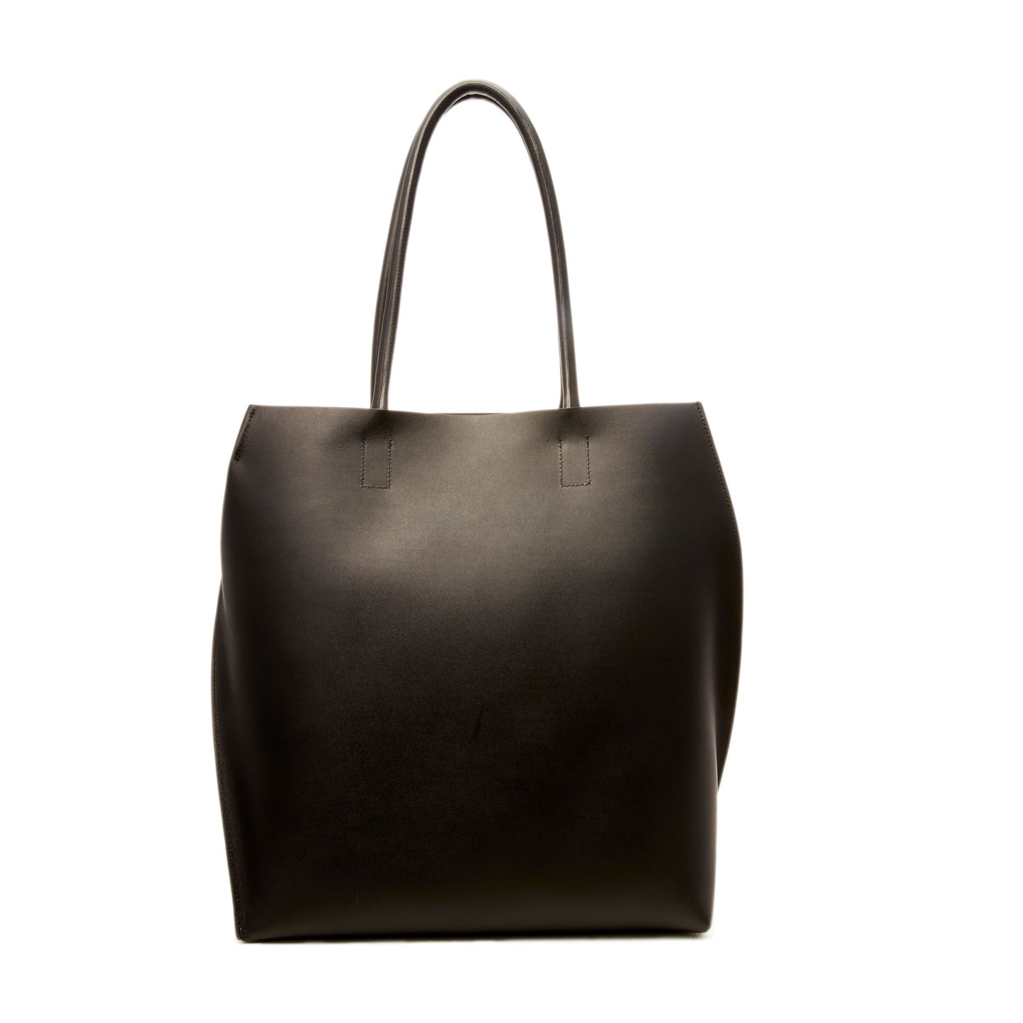 【COURTNEY ORLA / コートニーオーラ】SLOPE tote L with shoulder handle Smooth L. - Black