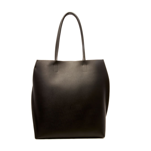 【COURTNEY ORLA / コートニーオーラ】SLOPE tote L with shoulder handle Smooth L. - Black