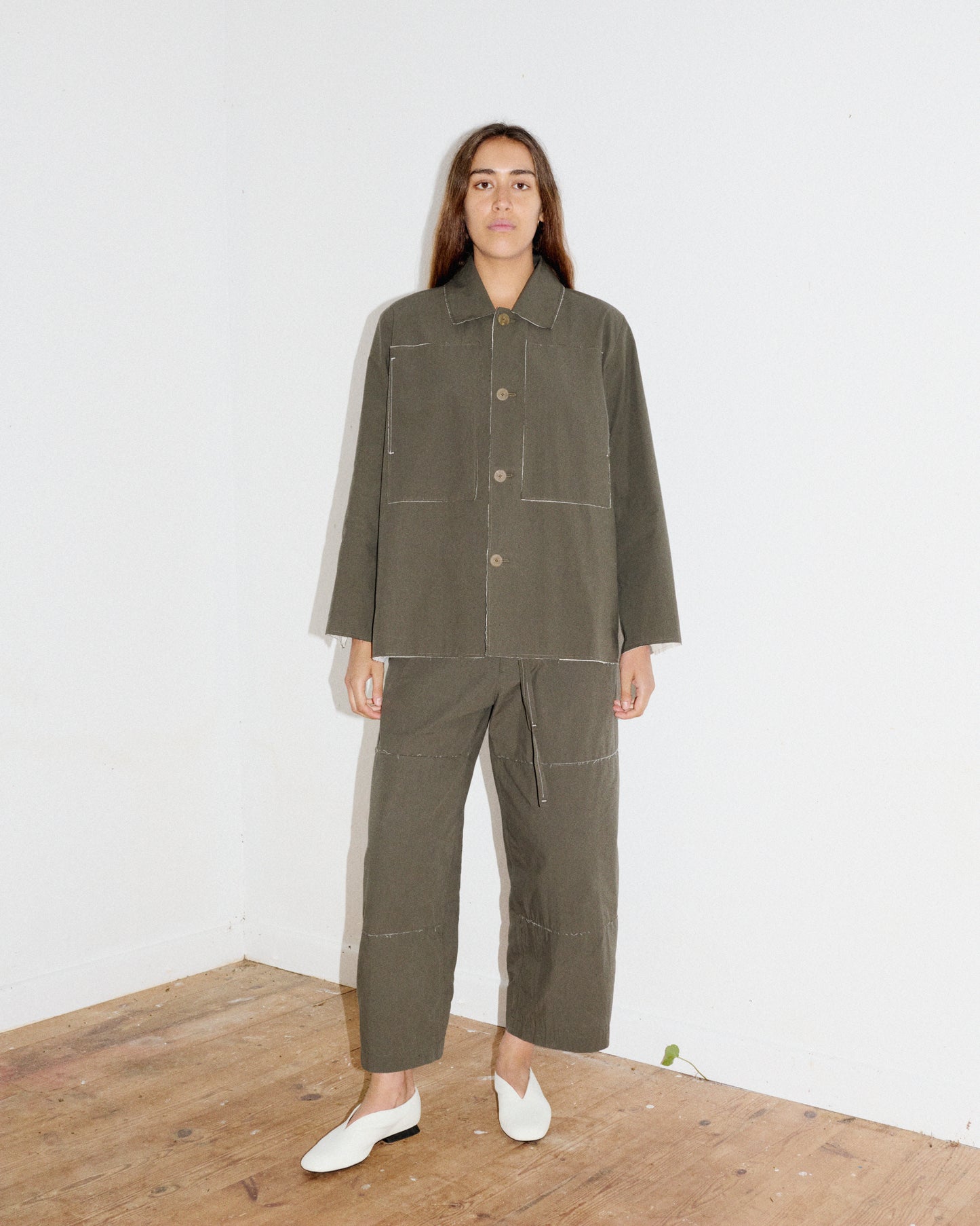 【WRIGHT+DOYLE / ライトアンドドイル】Tolmen jacket - Nori