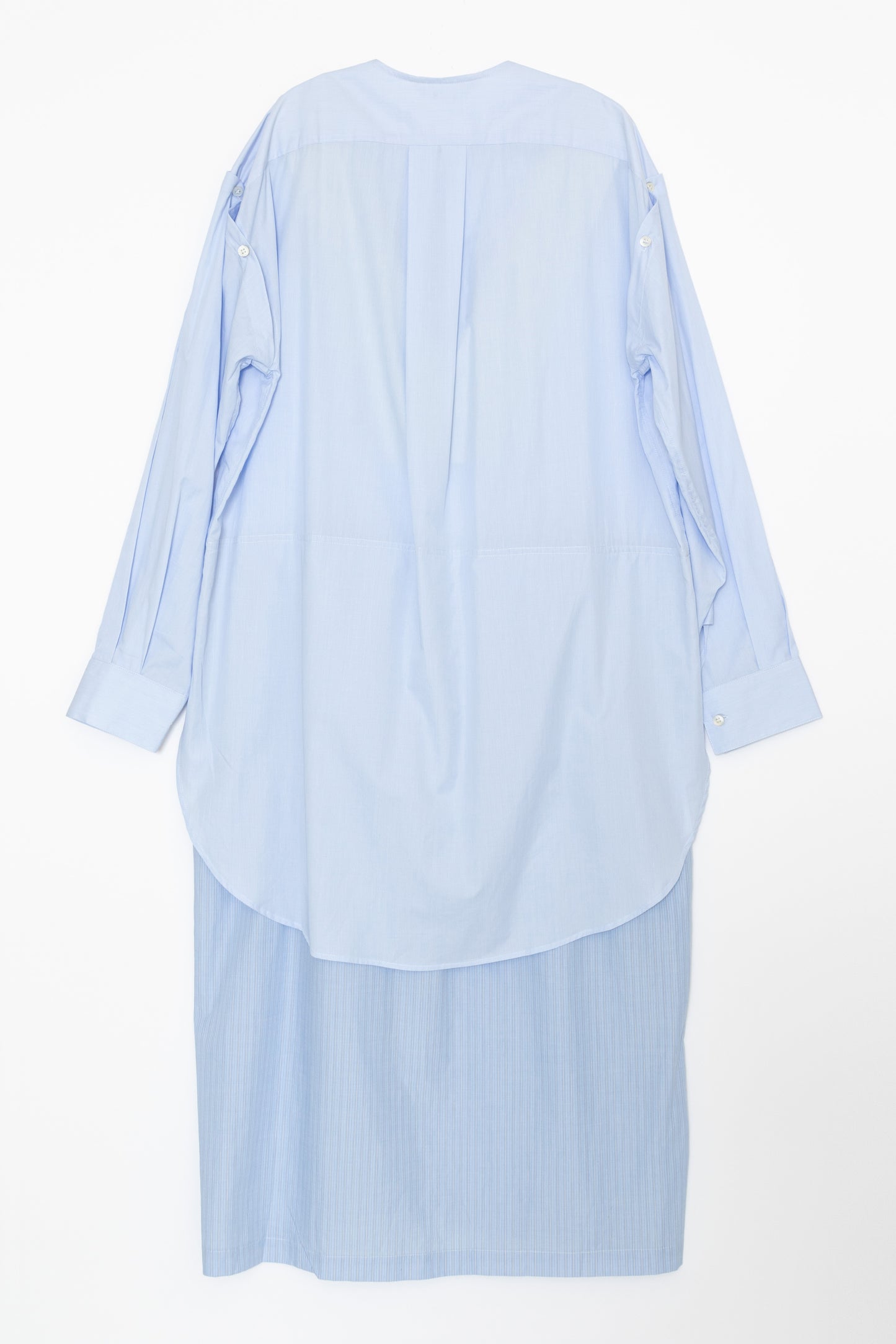 【WRIGHT+DOYLE / ライトアンドドイル】Hand Tie Shirt Dress - Fine & Needle Stripe