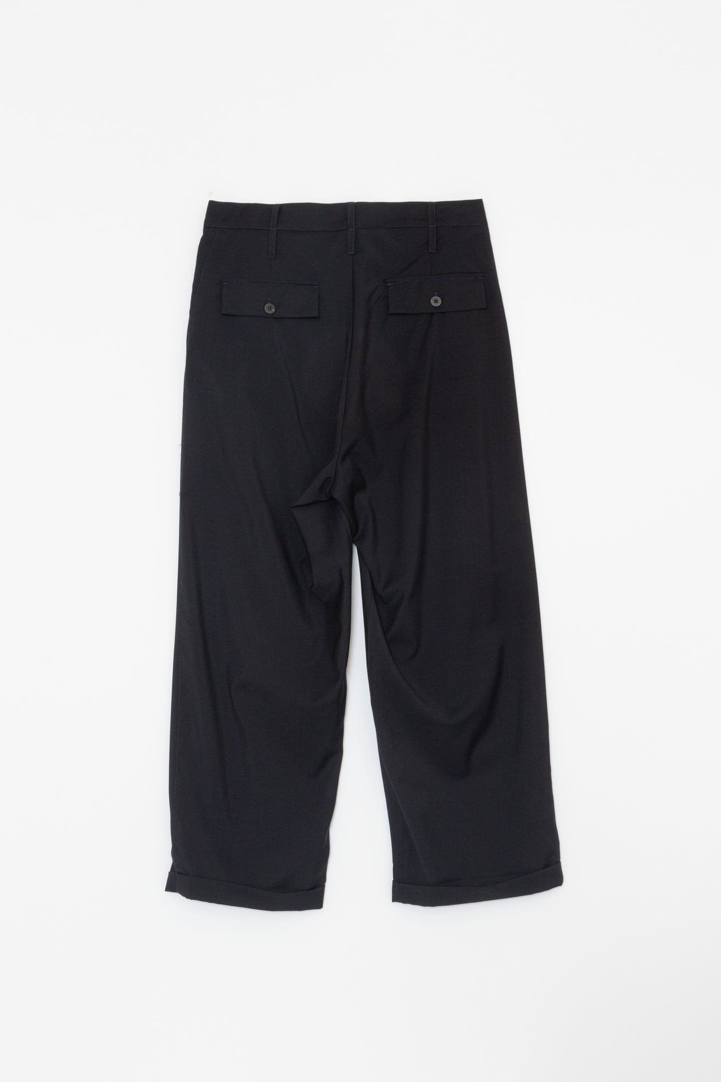 【WRIGHT+DOYLE / ライトアンドドイル】Double Pleat Trousers - Ink
