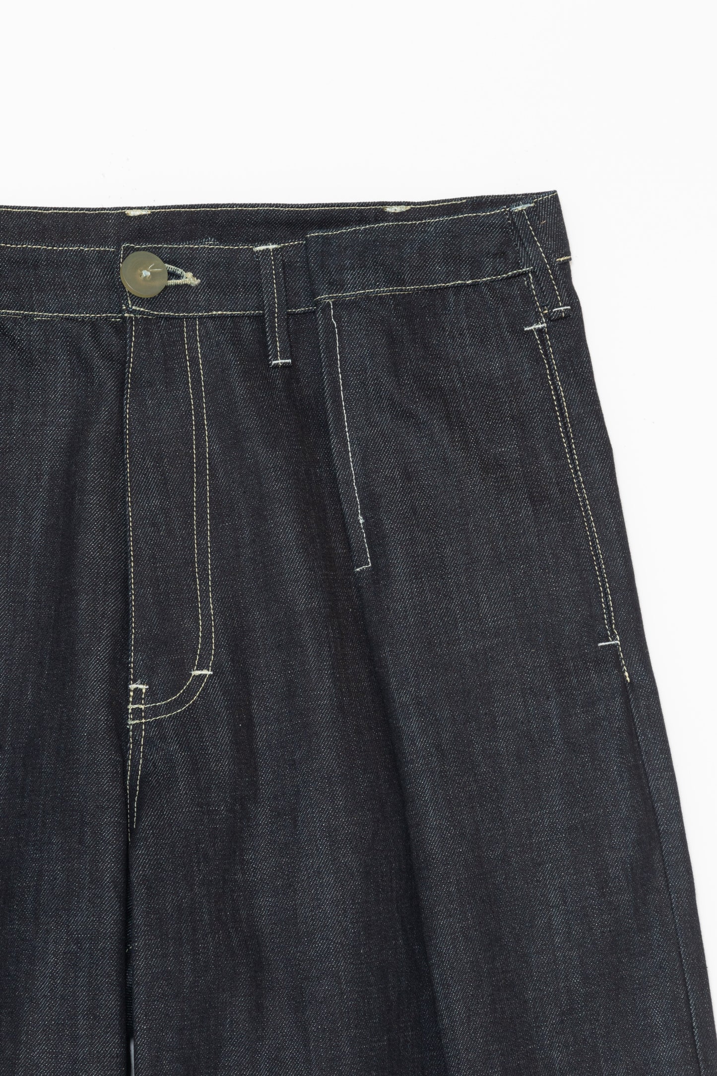 【WRIGHT+DOYLE / ライトアンドドイル】Single Pleat Trousers - Indigo