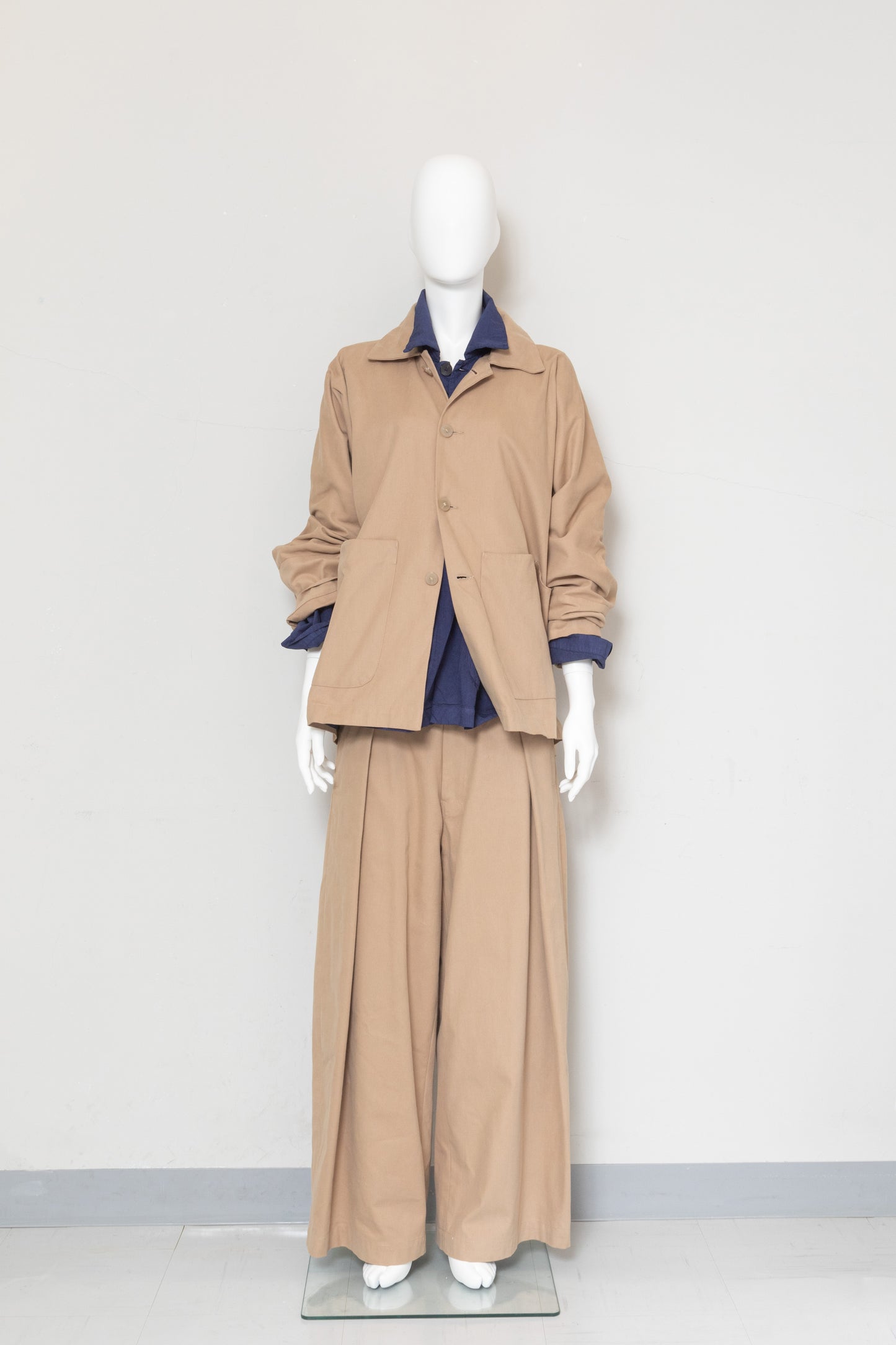 【WRIGHT+DOYLE / ライトアンドドイル】Single Pleat Trousers - Hay