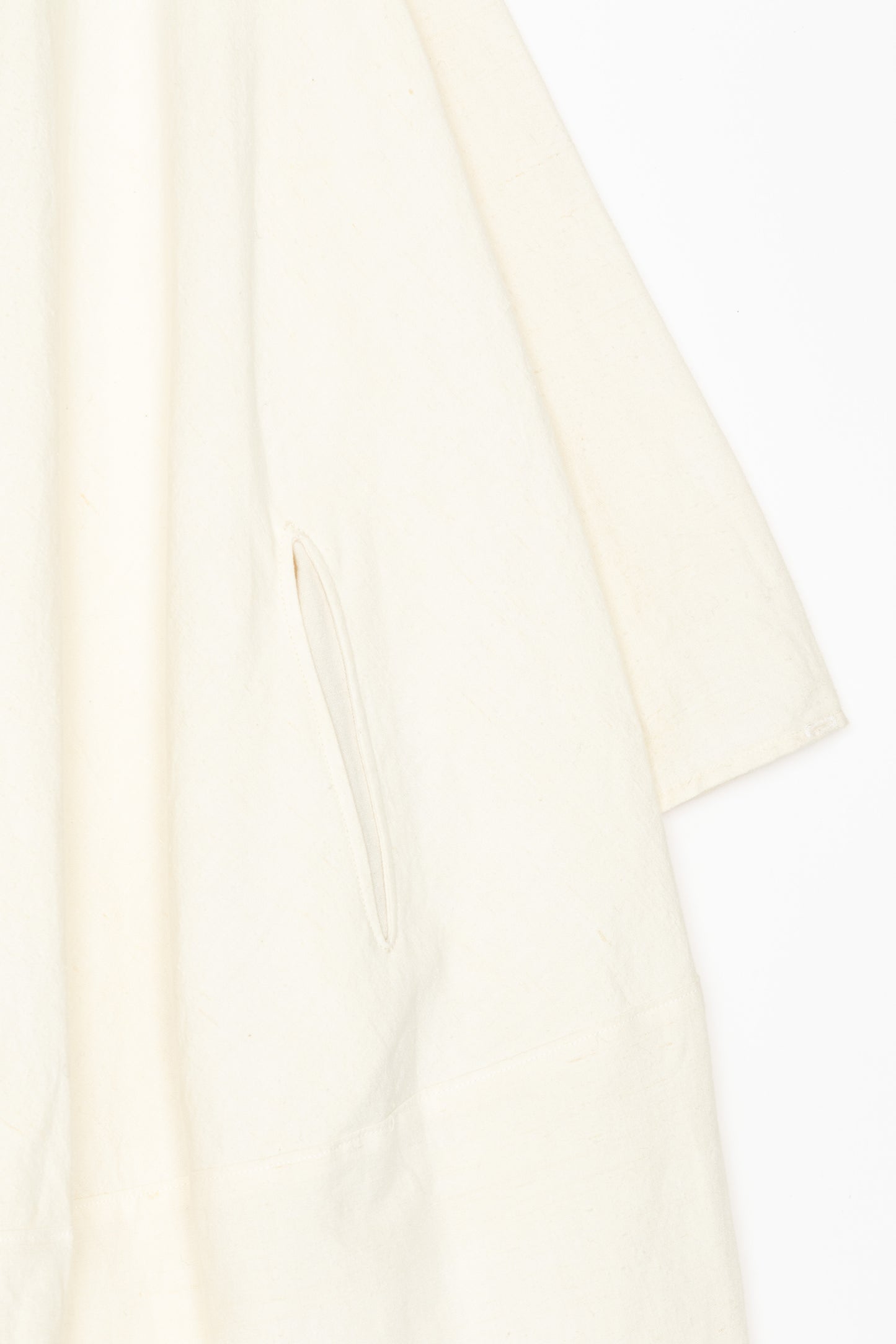 【Whiteread / ホワイトリード】Dress 10 - Eclipse Dress with Sleeves - Natural Linen