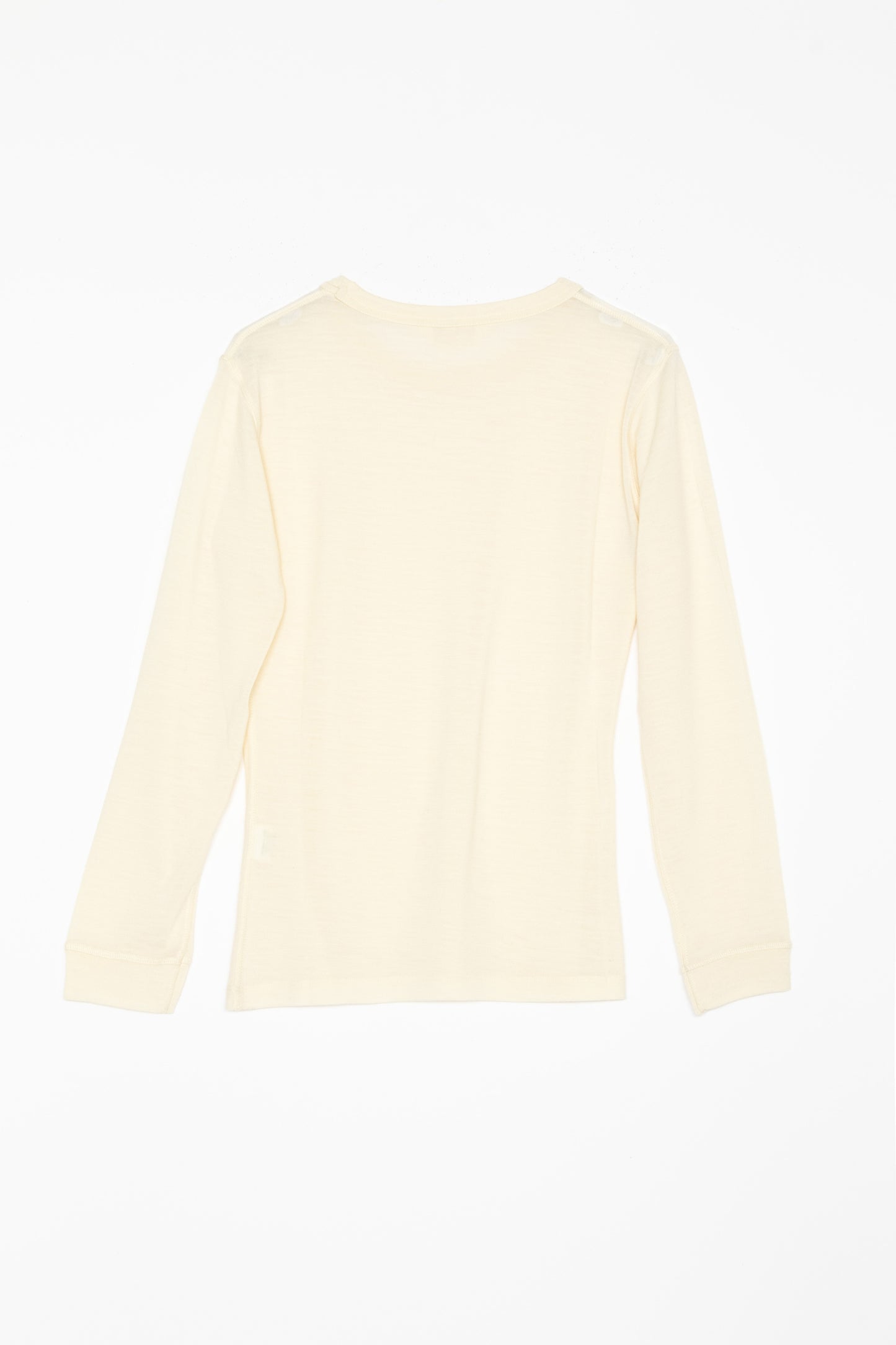 【WRIGHT+DOYLE / ライトアンドドイル】Merino Long Sleeve Vest - Chalk