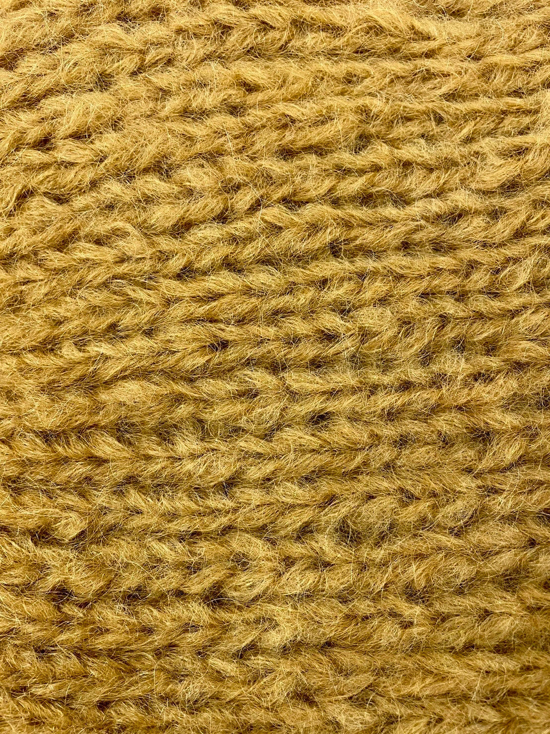 MOHAIR SMALL CARDIGAN - HAY