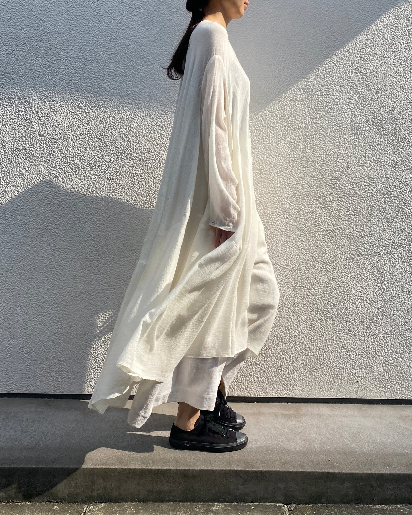 ECLIPSE DRESS with sleeves - SALT