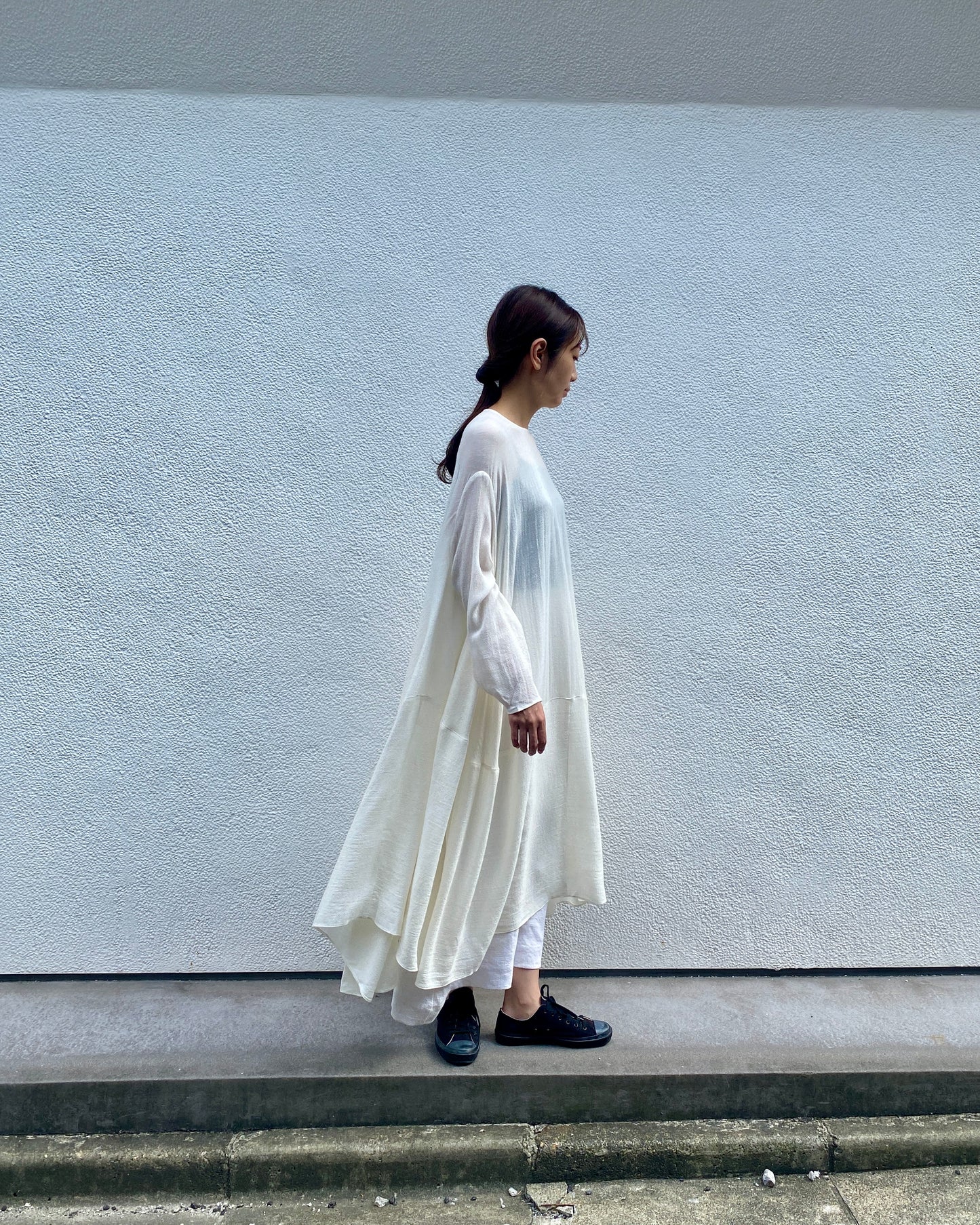 ECLIPSE DRESS with sleeves - SALT