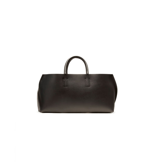 【COURTNEY ORLA / コートニーオーラ】SLOPE wine tote Smooth L. - Black