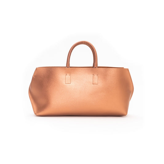 【COURTNEY ORLA / コートニーオーラ】SLOPE wine tote Smooth L. - Copper