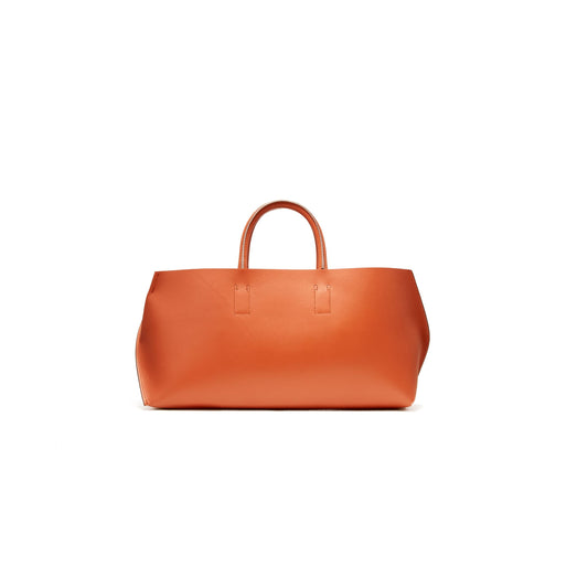 【COURTNEY ORLA / コートニーオーラ】SLOPE wine tote Smooth L. - Brown