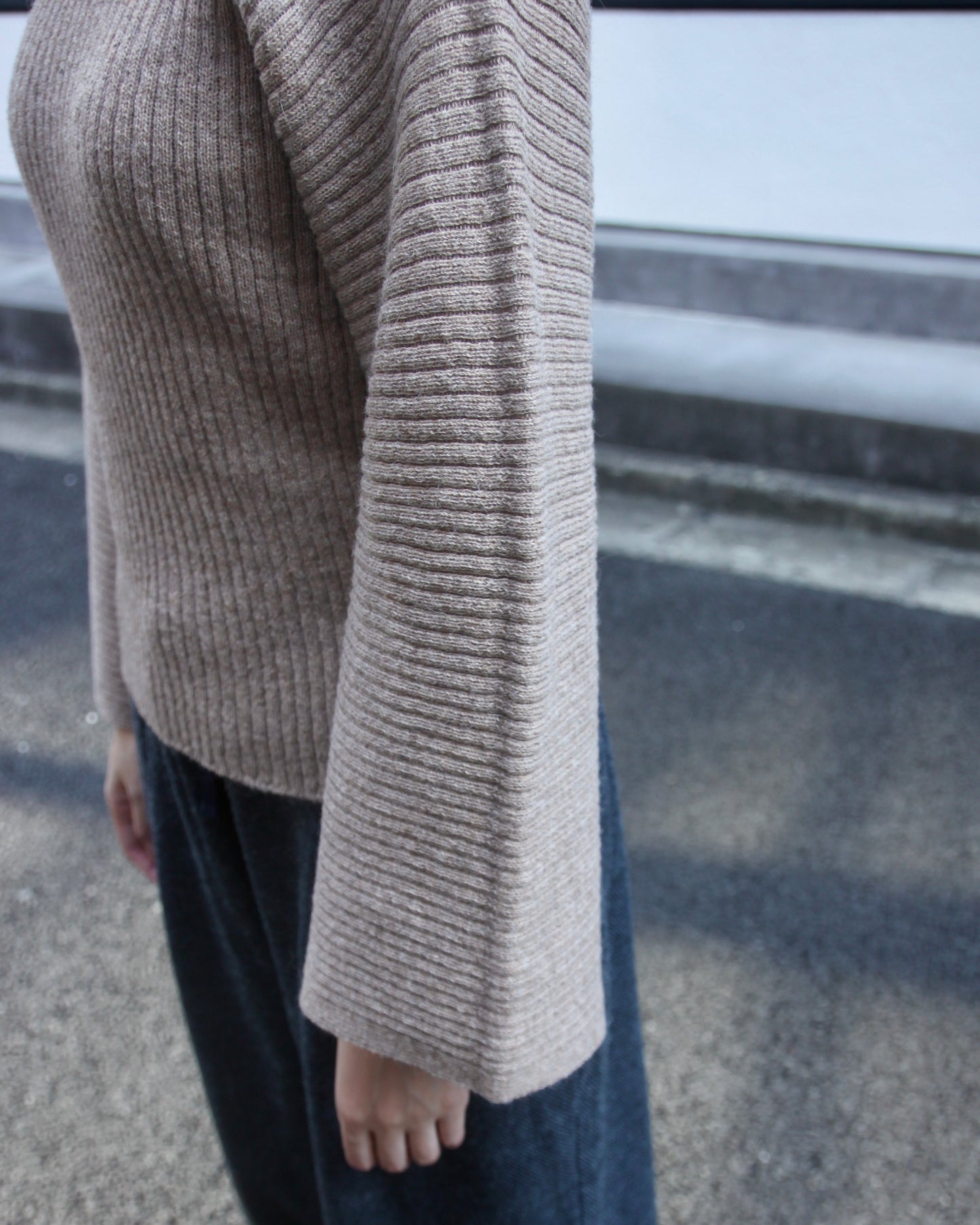 【Whiteread / ホワイトリード】Acana Ribbed Jumper - Fawn