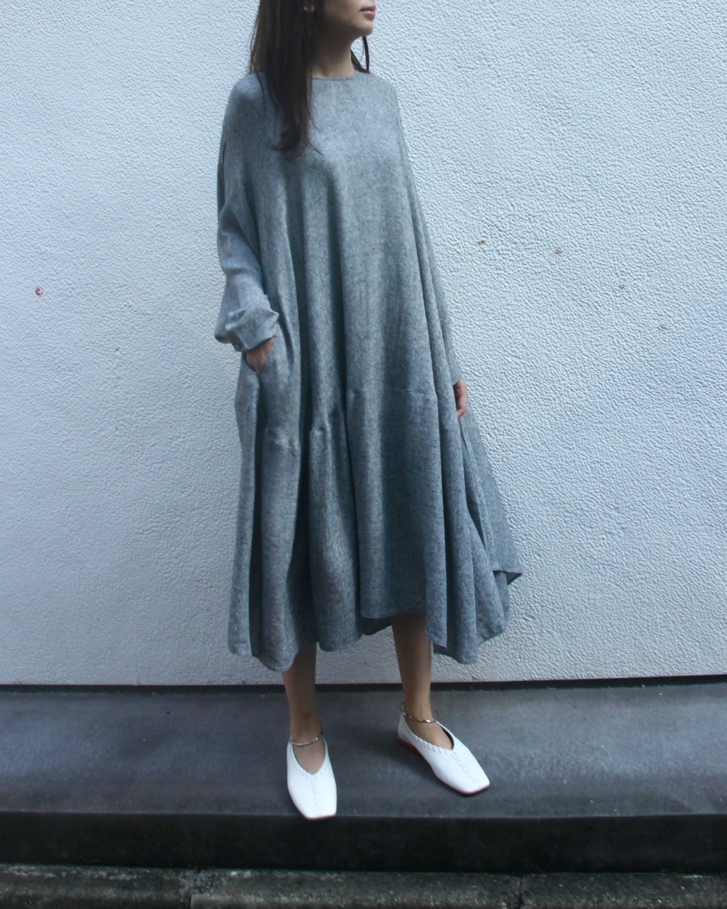 ECLIPSE DRESS with sleeves - GRANTIE