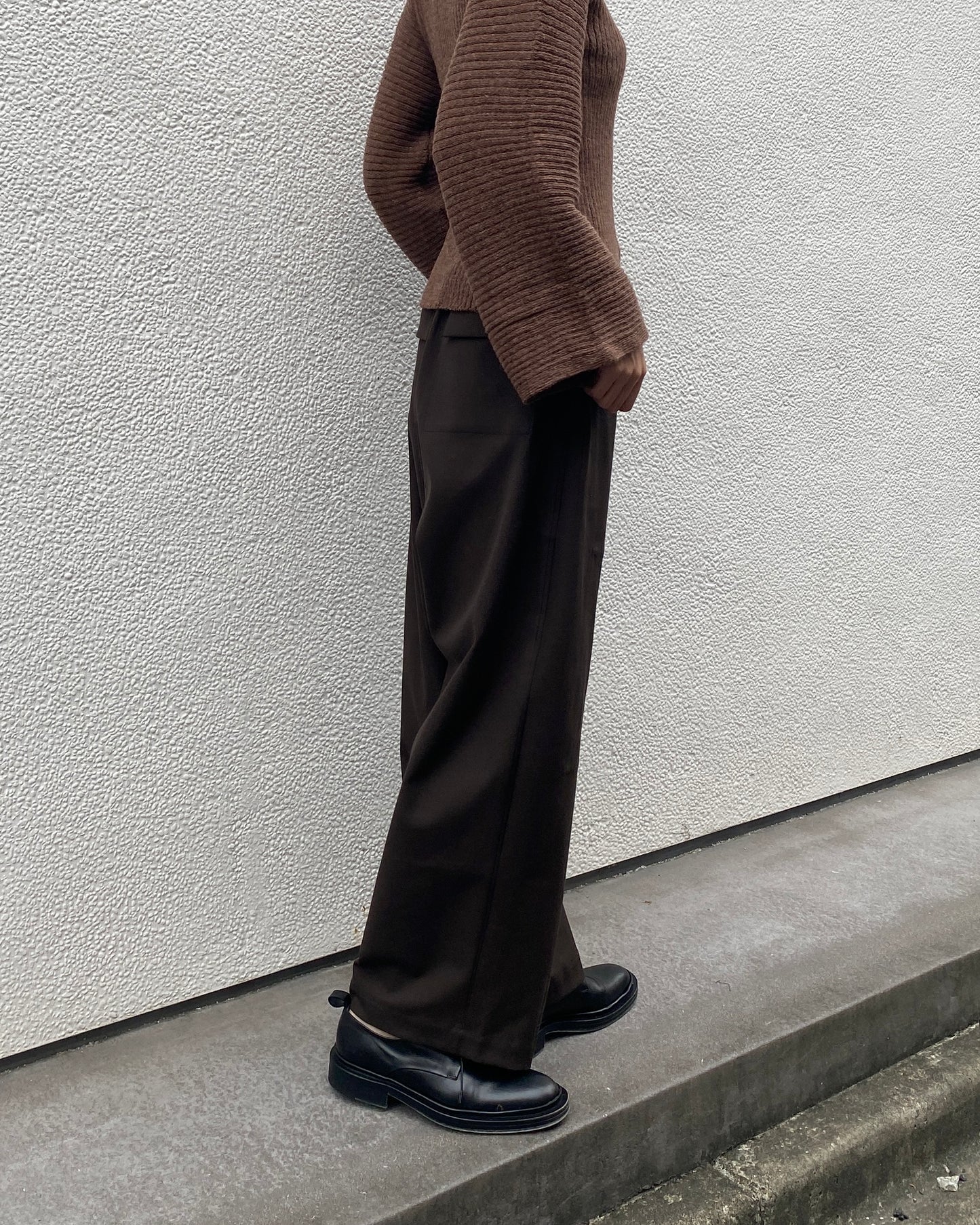 【WRIGHT+DOYLE / ライトアンドドイル】Gatherers Trousers - Clove