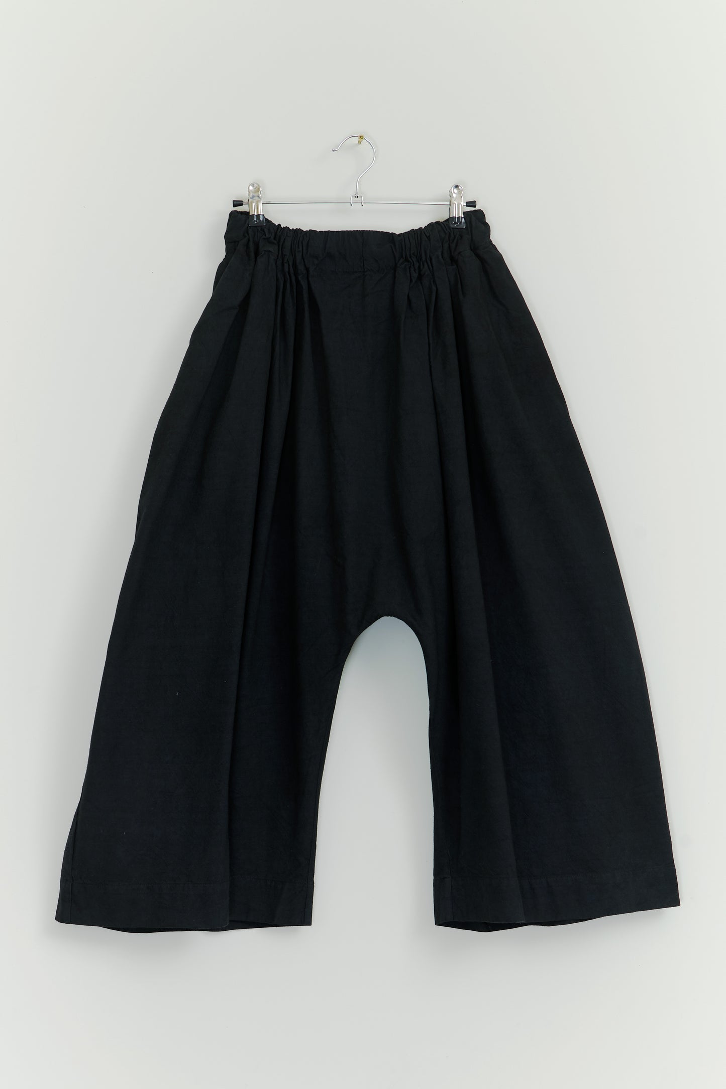 【Whiteread / ホワイトリード】Drop Crotch Trousers - Black Linen