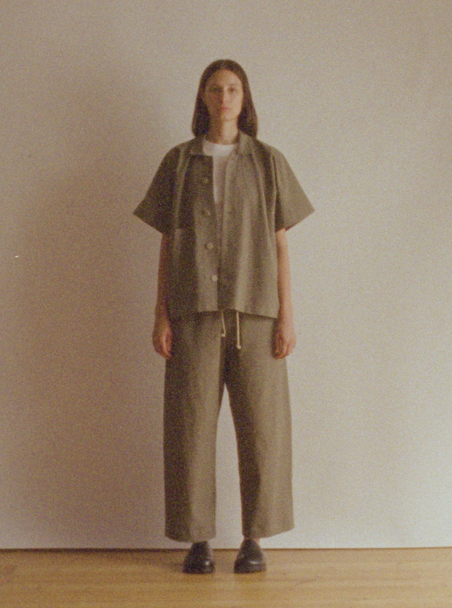 【WRIGHT+DOYLE / ライトアンドドイル】Gatherers Trousers - Clay