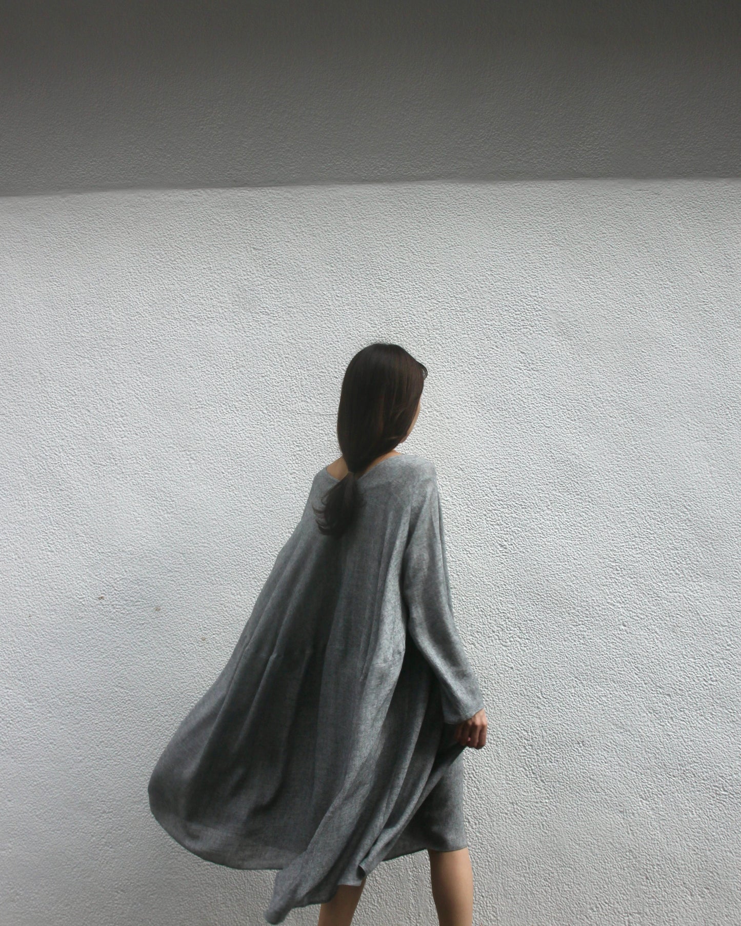 【Whiteread / ホワイトリード】Dress 11 - Luna Circle Dress - Granite