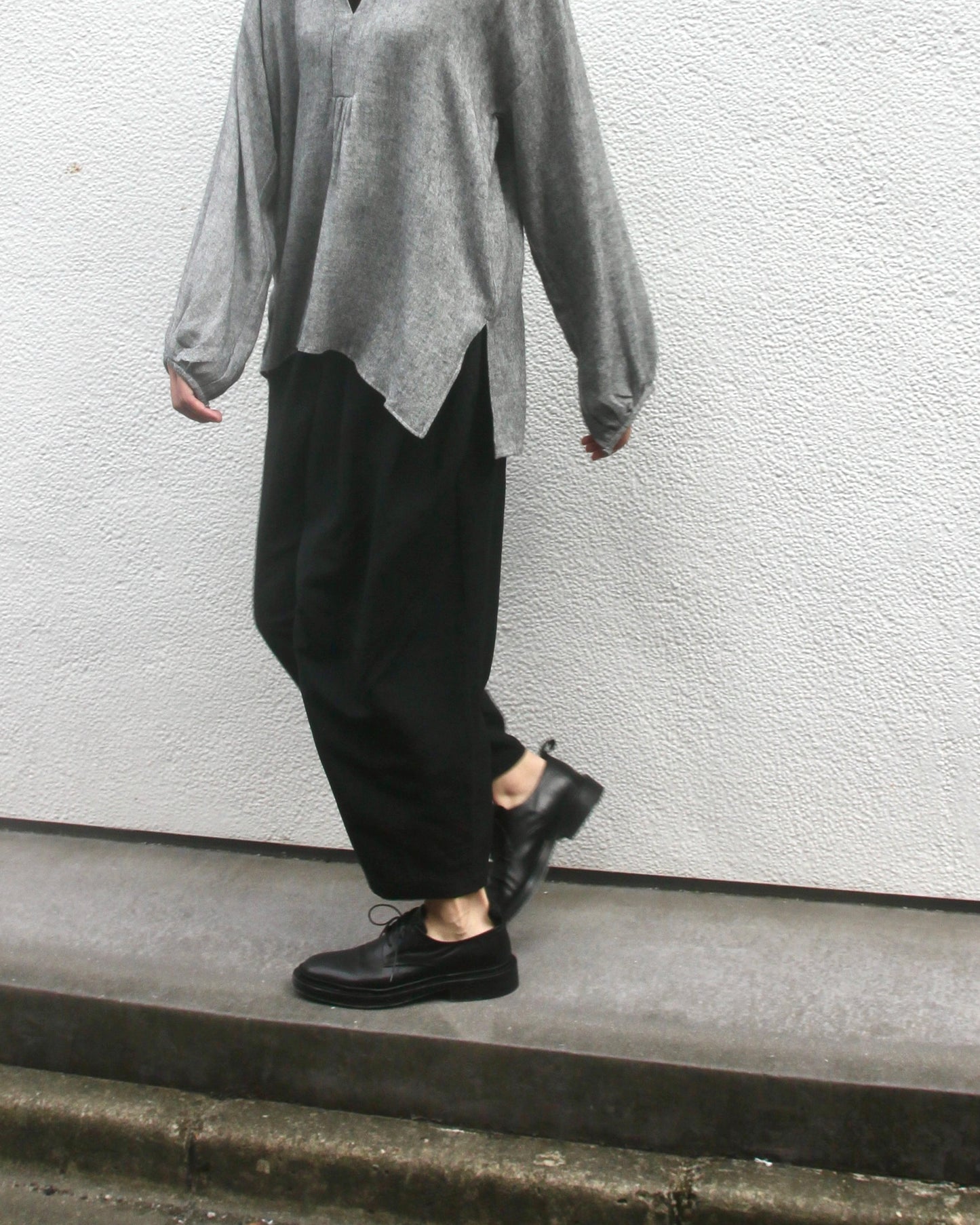 【Whiteread / ホワイトリード】Trousers 01 - Oterro - Straited Grey Pinstripe