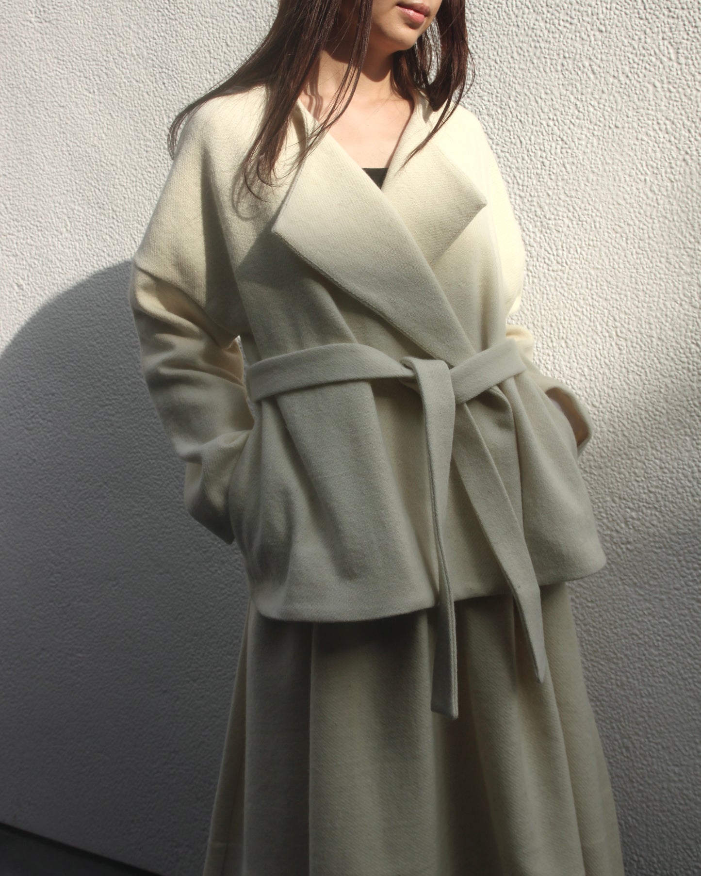 WRAP JACKET - MILK