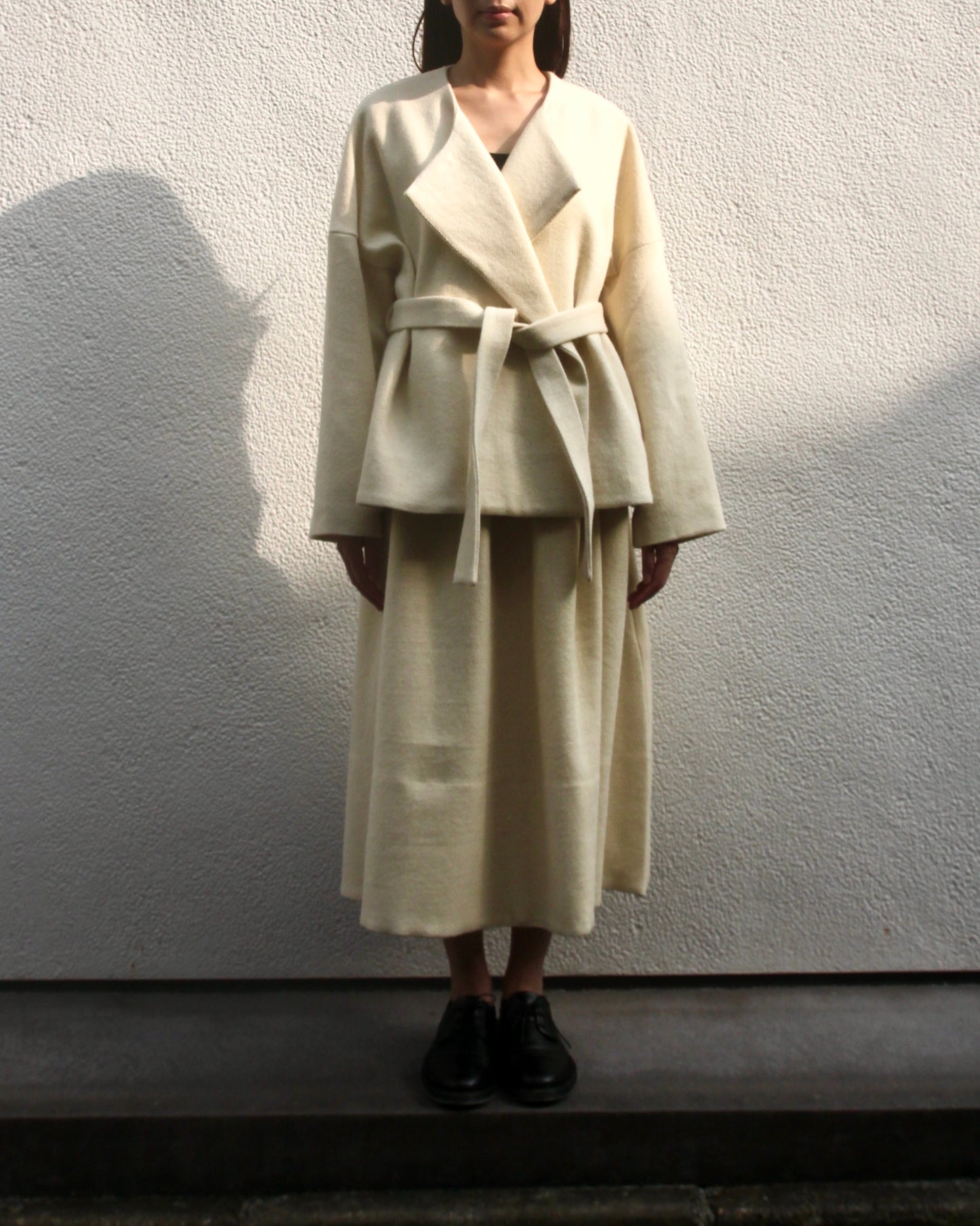 【Whiteread / ホワイトリード】Wrap Jacket - Milk
