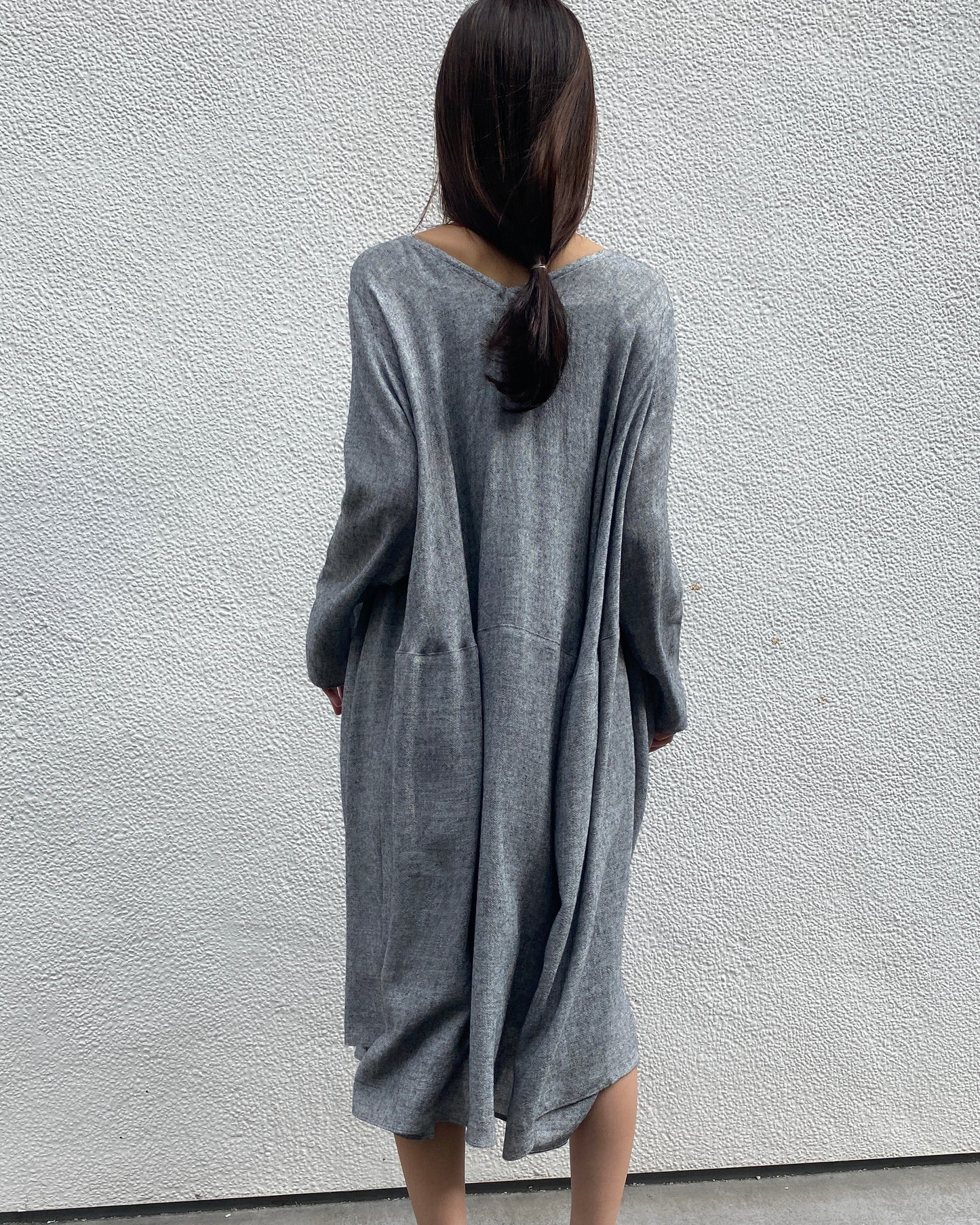 【Whiteread / ホワイトリード】Dress 11 - Luna Circle Dress - Granite