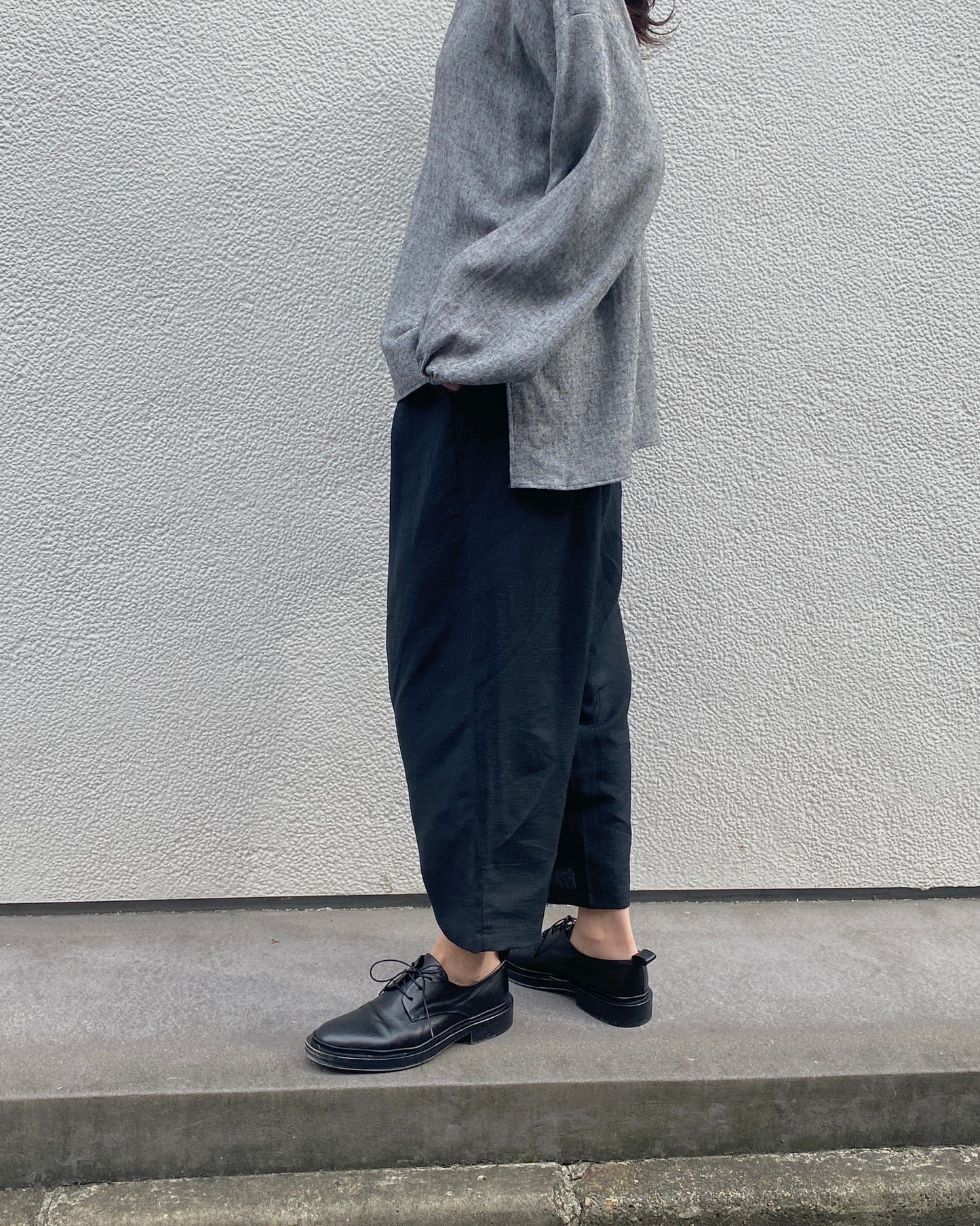 【Whiteread / ホワイトリード】Trousers 01 - Oterro - Straited Grey Pinstripe