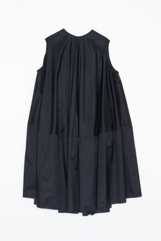 【Whiteread / ホワイトリード】Sleeveless Circle Dress - Ebony Nylon