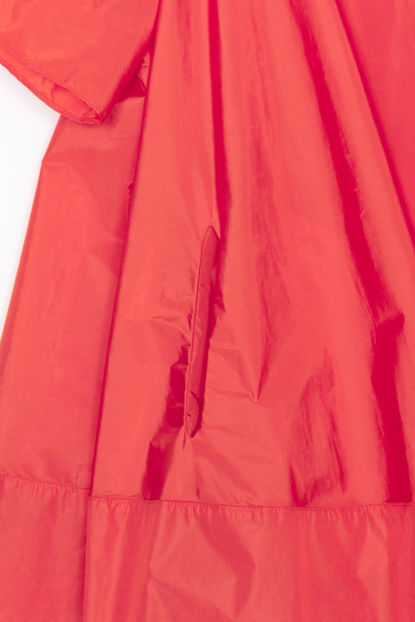 【Whiteread / ホワイトリード】Circle Dress With Short Slssves - Crimson