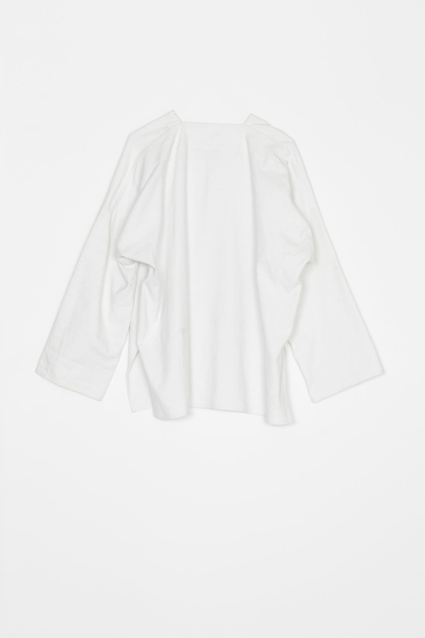 【Whiteread / ホワイトリード】Front Tie Shirt - Natural