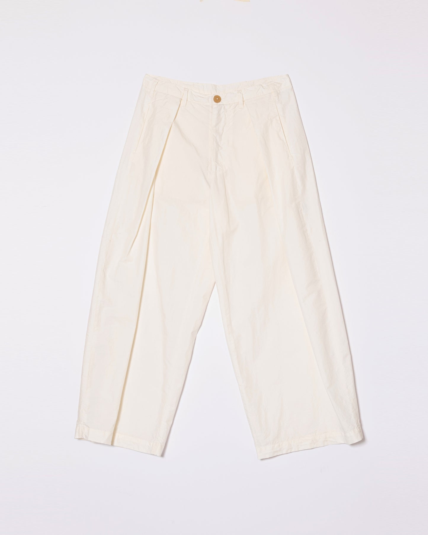 【WRIGHT+DOYLE / ライトアンドドイル】Single Pleat Tailored Trouser - Chalk