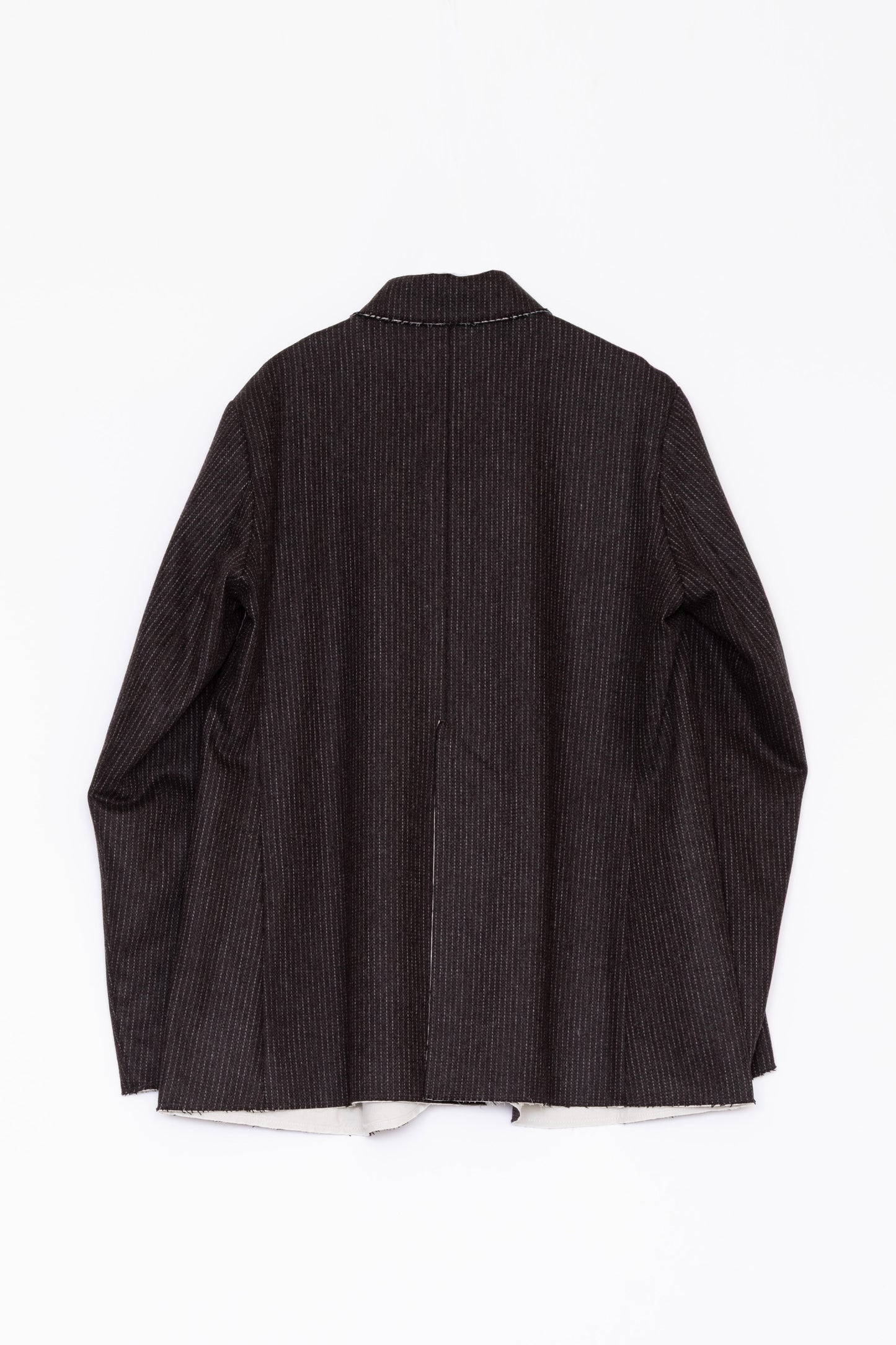 【WRIGHT+DOYLE / ライトアンドドイル】Stanhope Jacket - Cacao Pinstripe