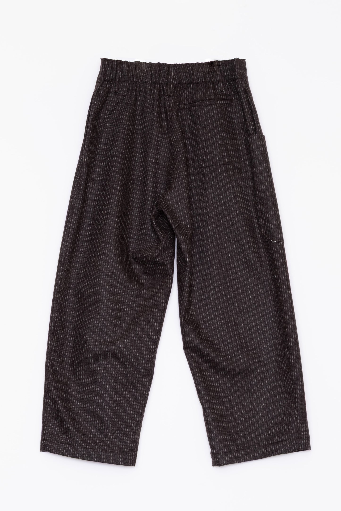 【WRIGHT+DOYLE / ライトアンドドイル】Wilhelm Trousers - Cacao Pinstripe