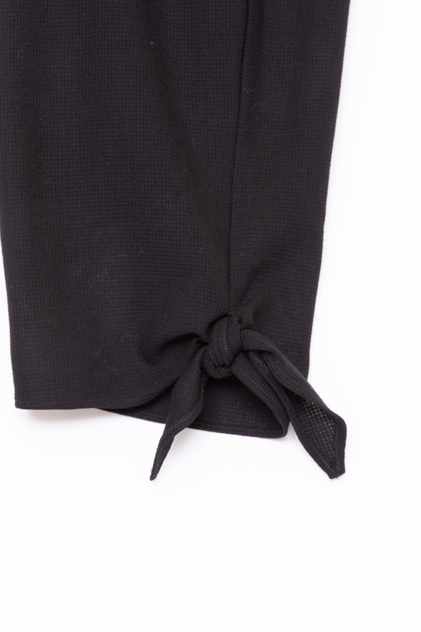 【Whiteread / ホワイトリード】Elasticated waist trousers - Ebony