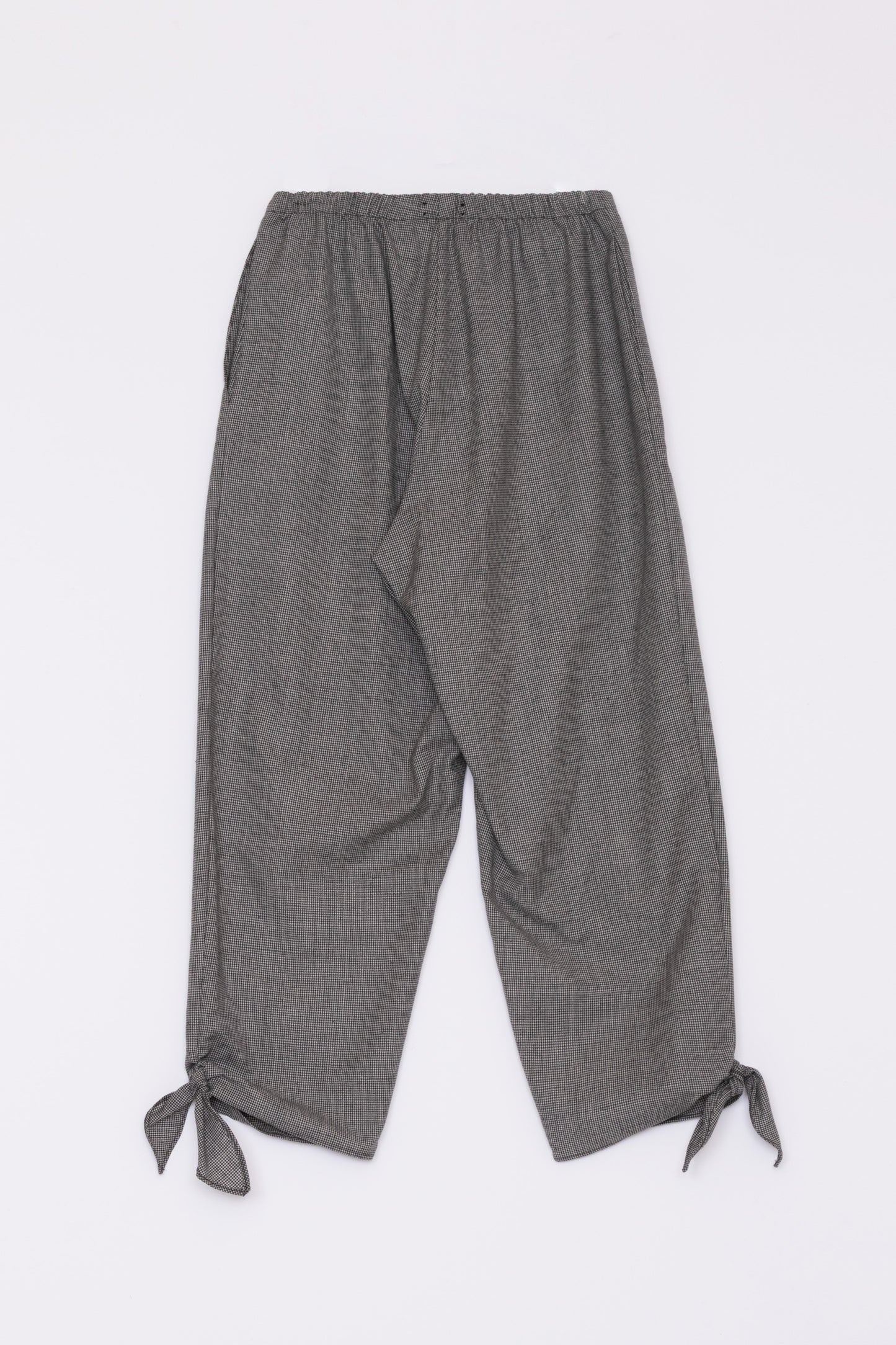 【Whiteread / ホワイトリード】Elasticated waist trousers - Raven Check