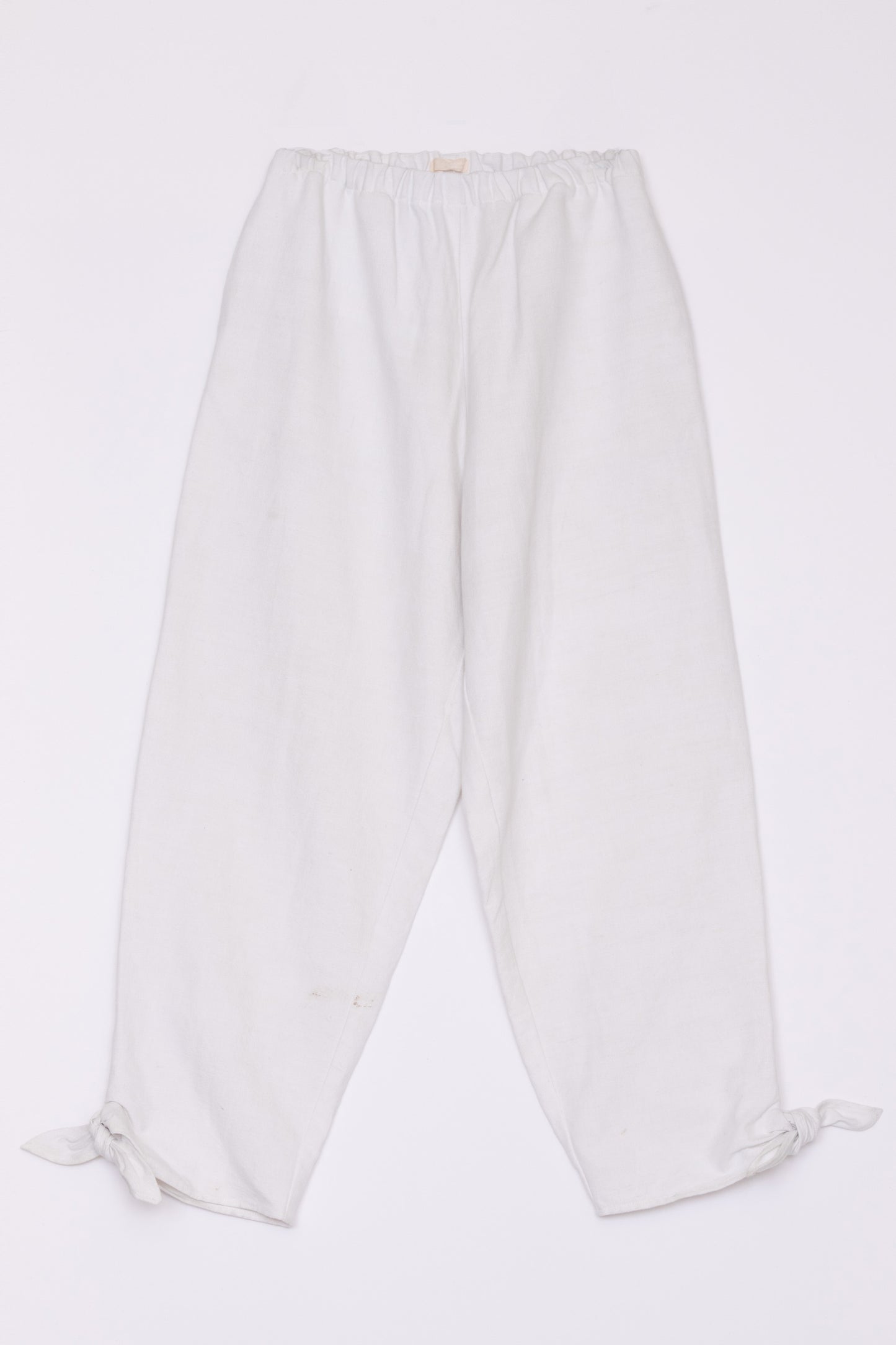 【Whiteread / ホワイトリード】Elasticated waist trousers - Natural Linen