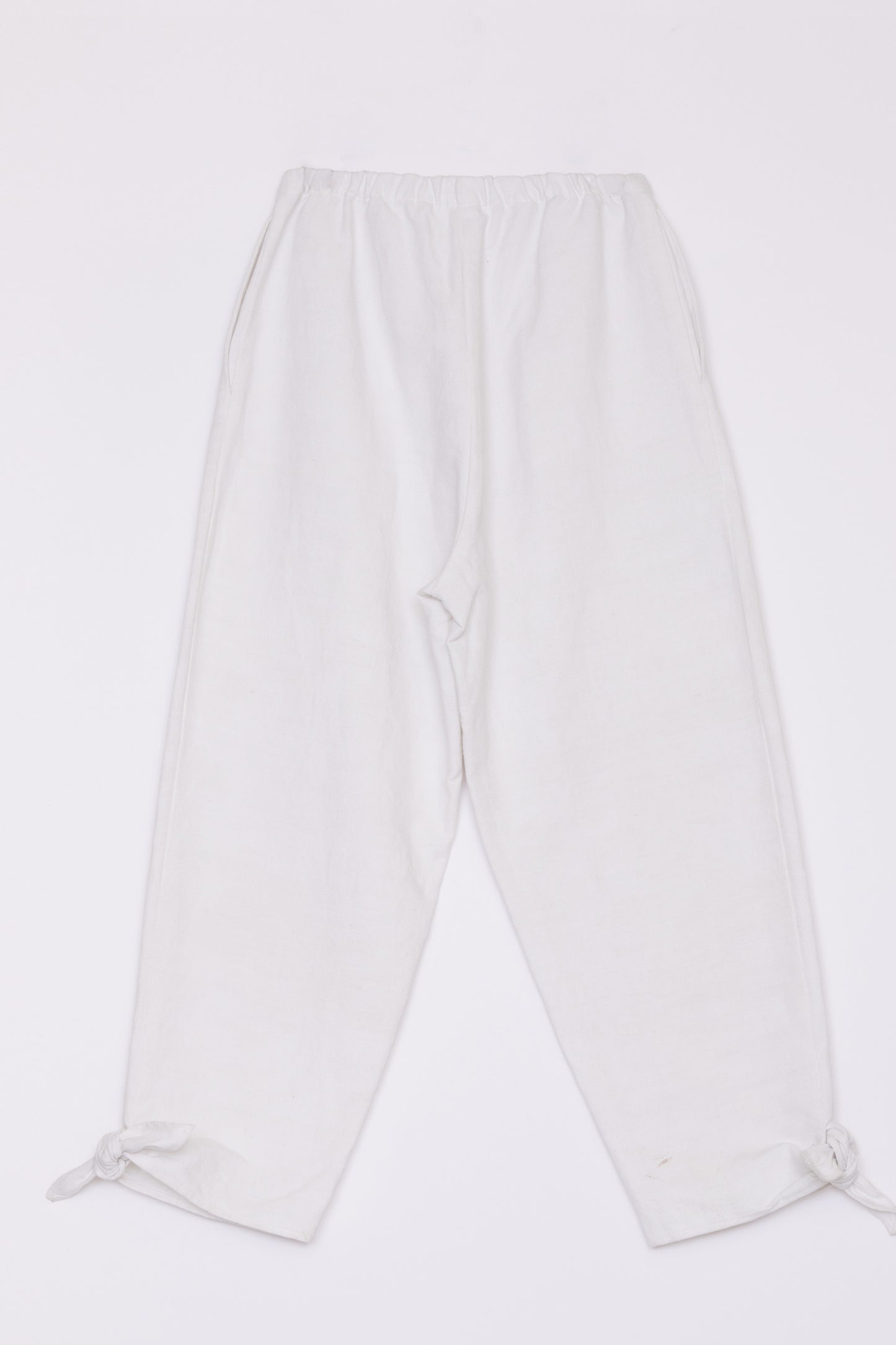 【Whiteread / ホワイトリード】Elasticated waist trousers - Natural Linen