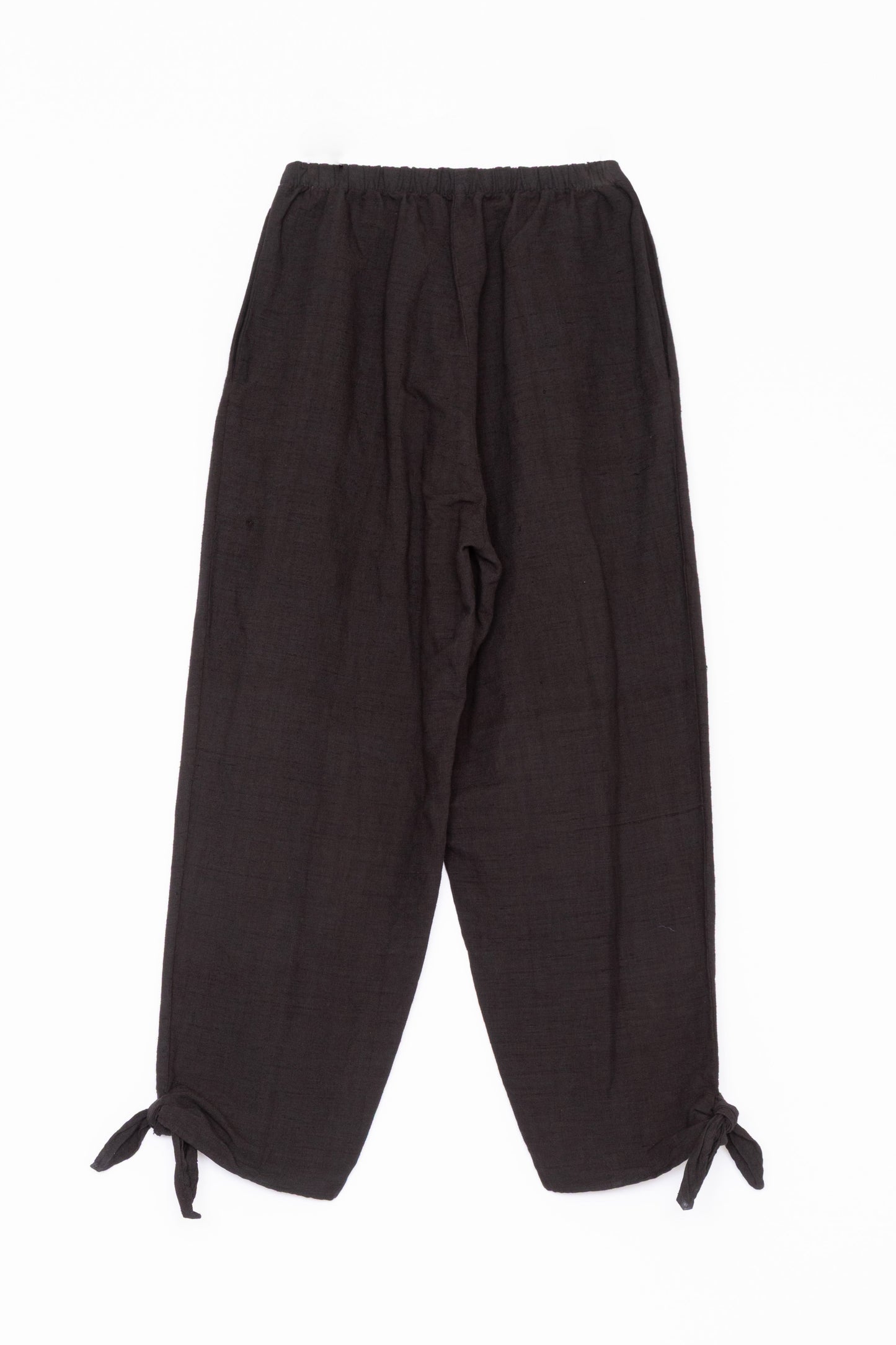 【Whiteread / ホワイトリード】Elasticated waist trousers - Ebony Linen