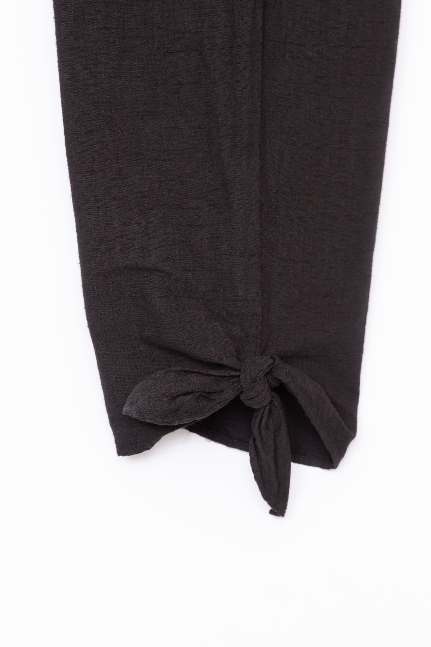 【Whiteread / ホワイトリード】Elasticated waist trousers - Ebony Linen