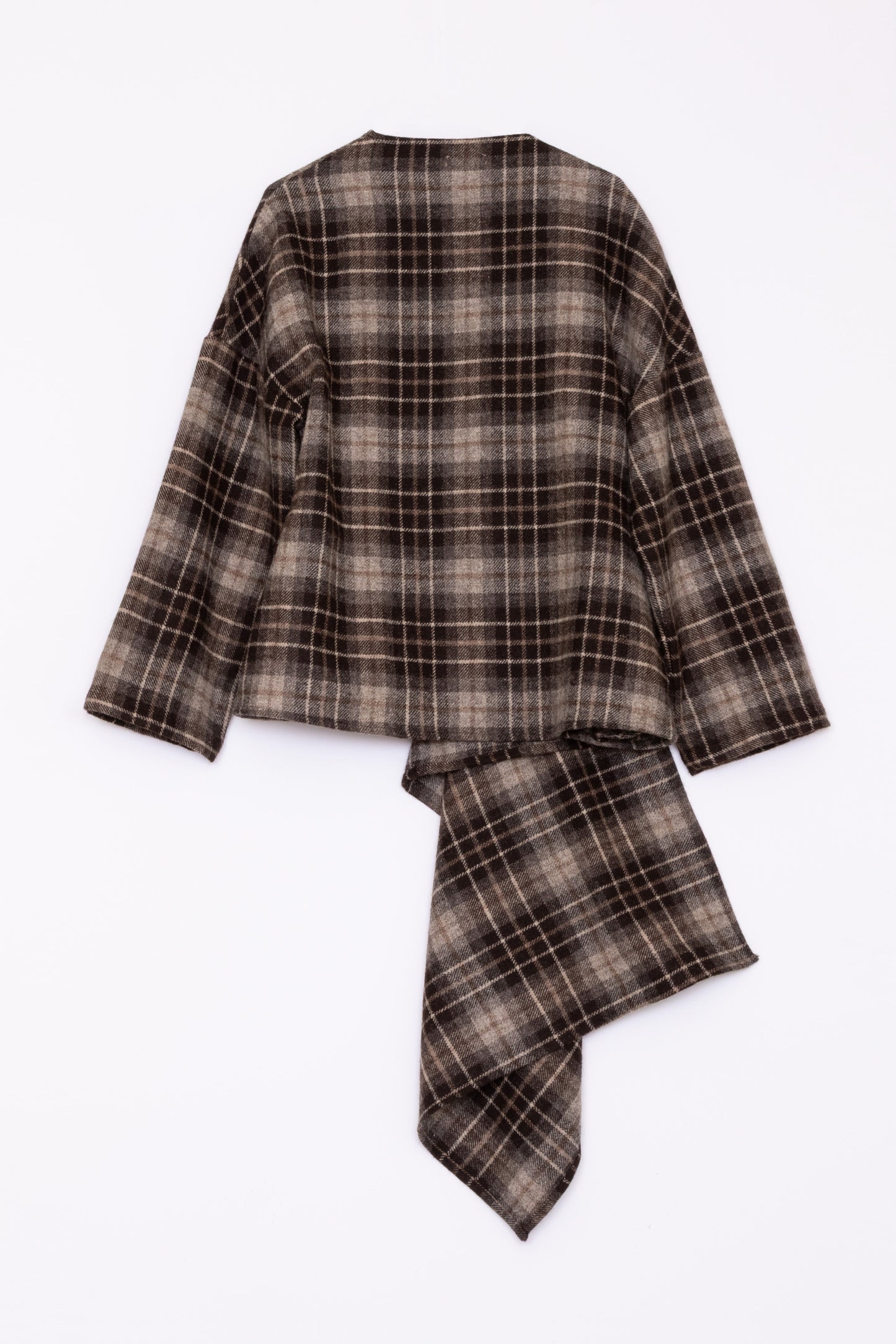 【Whiteread / ホワイトリード】Blanket Jacket - Umber Check